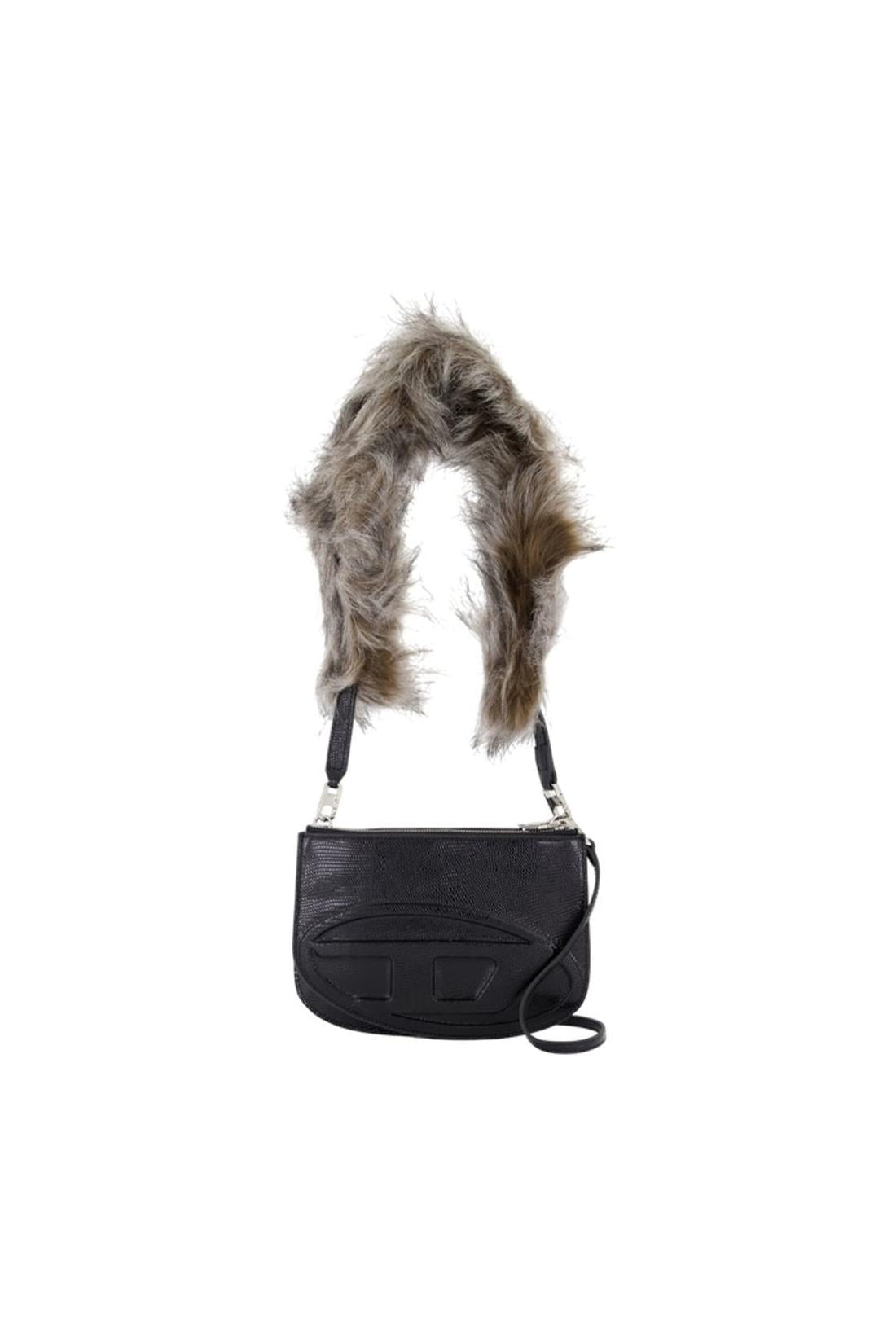 Diesel OUTLET 1DR Twin Clutch DIESEL Leder Schwarz im SALE