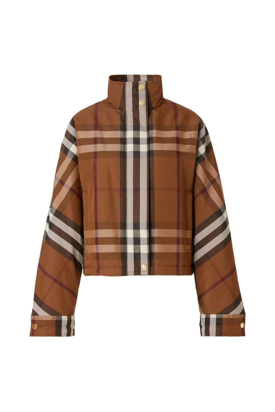 Burberry OUTLET Ayton Check Pattern Zip Up Jacket im SALE ARCHIVIST