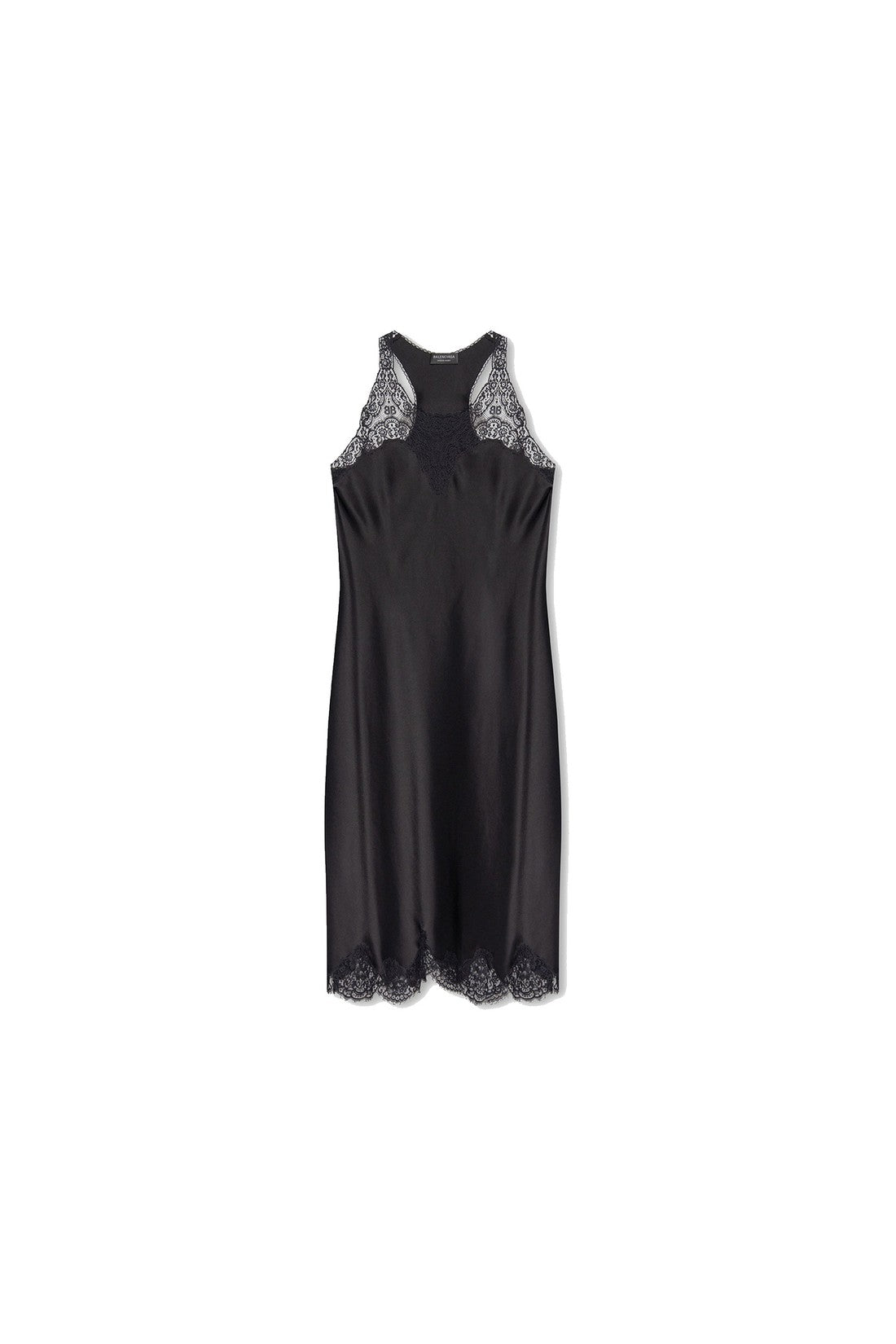 quiz scallop lace dip hem dress Brunella main image 1