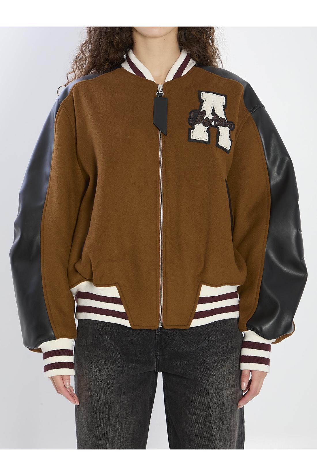The Attico OUTLET Camel bomber jacket im SALE ARCHIVIST