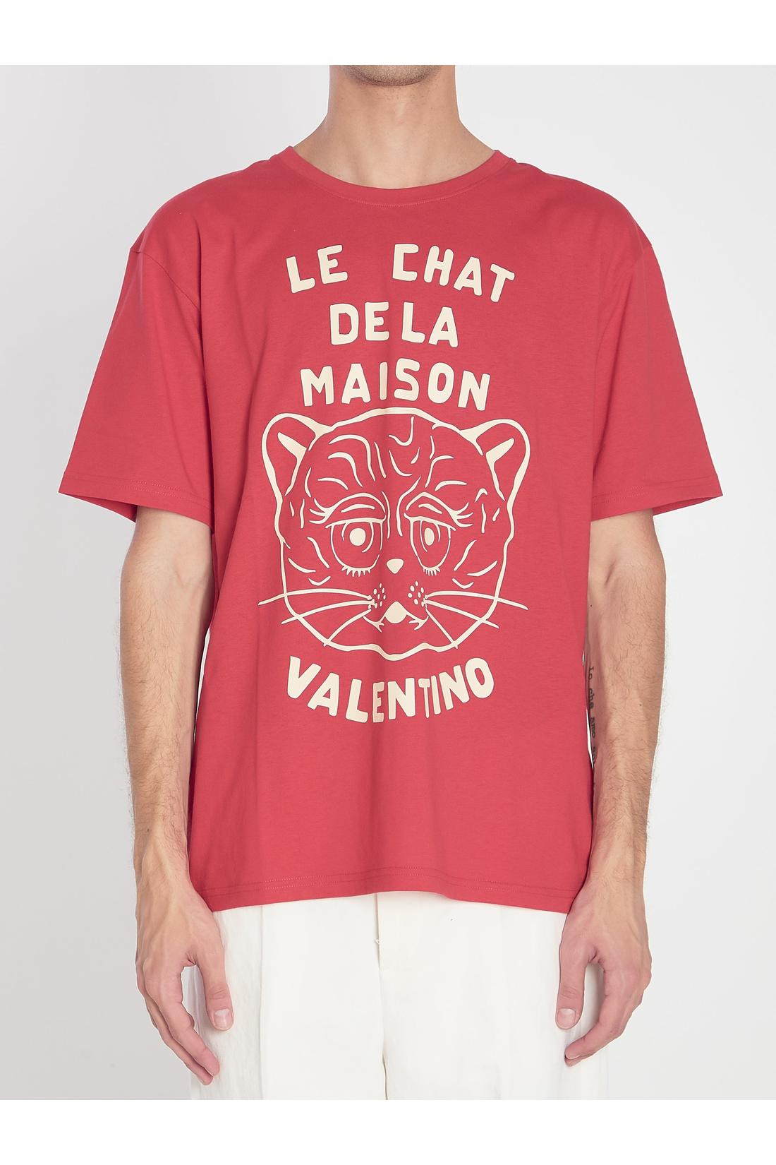 VALENTINO Chat de la Maison t-shirt Valentino Garavani
