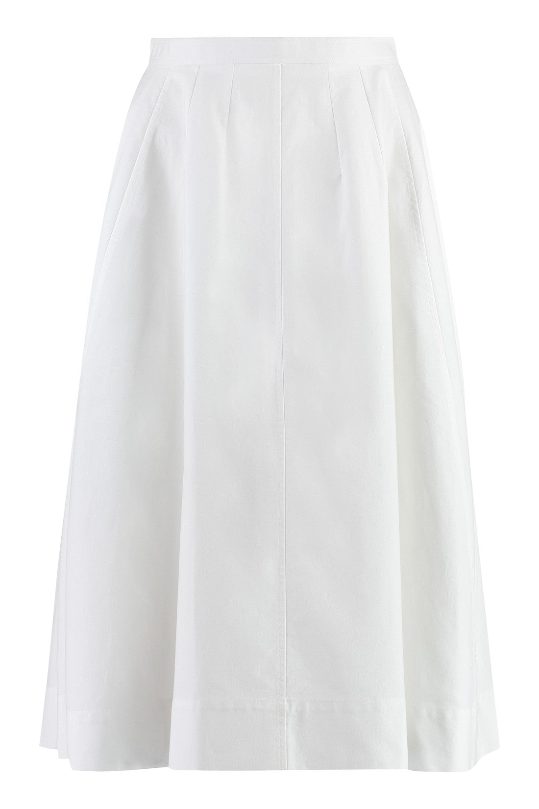 Chloé-OUTLET-SALE-Cotton midi skirt-ARCHIVIST