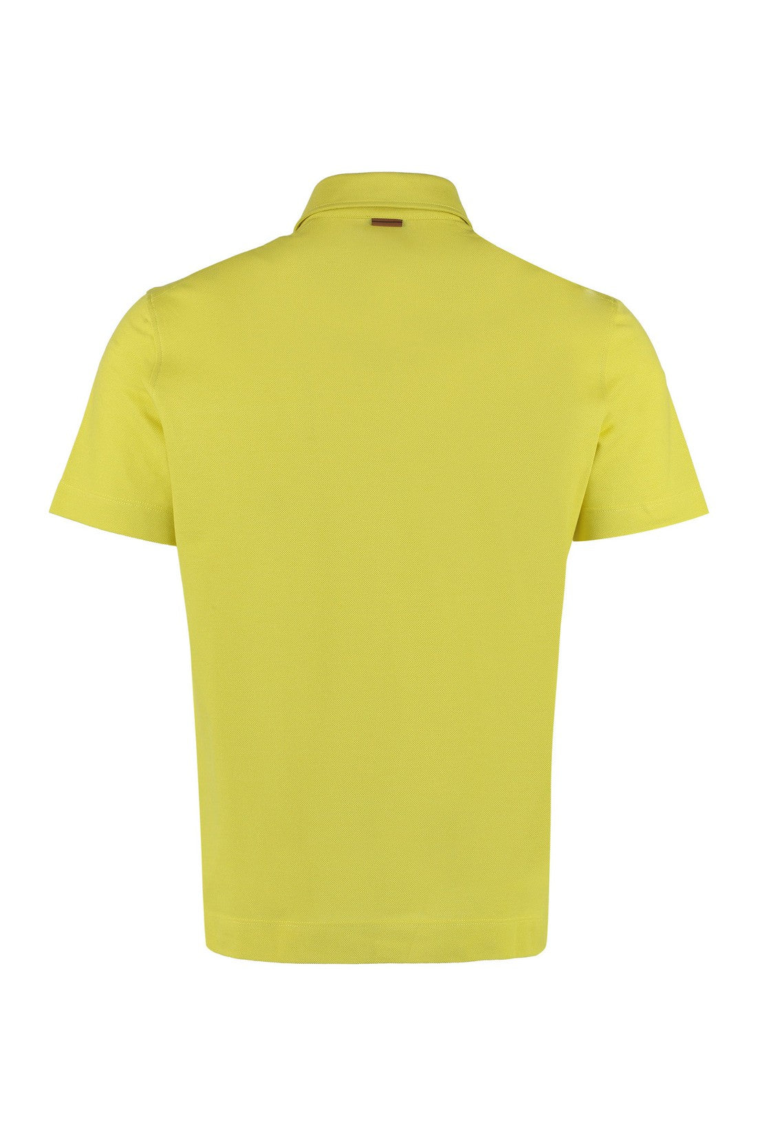 Zegna-OUTLET-SALE-Cotton-piqué polo shirt-ARCHIVIST