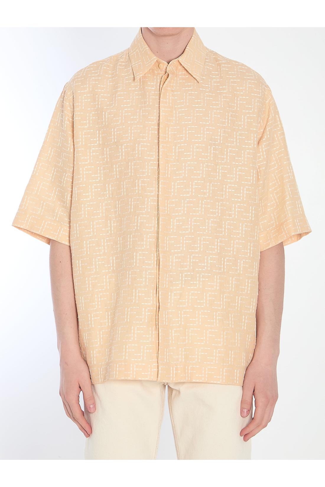 Silk Shirt Fendi Mens Shirt Sale Fendi Shirts On Sale FENDI FF