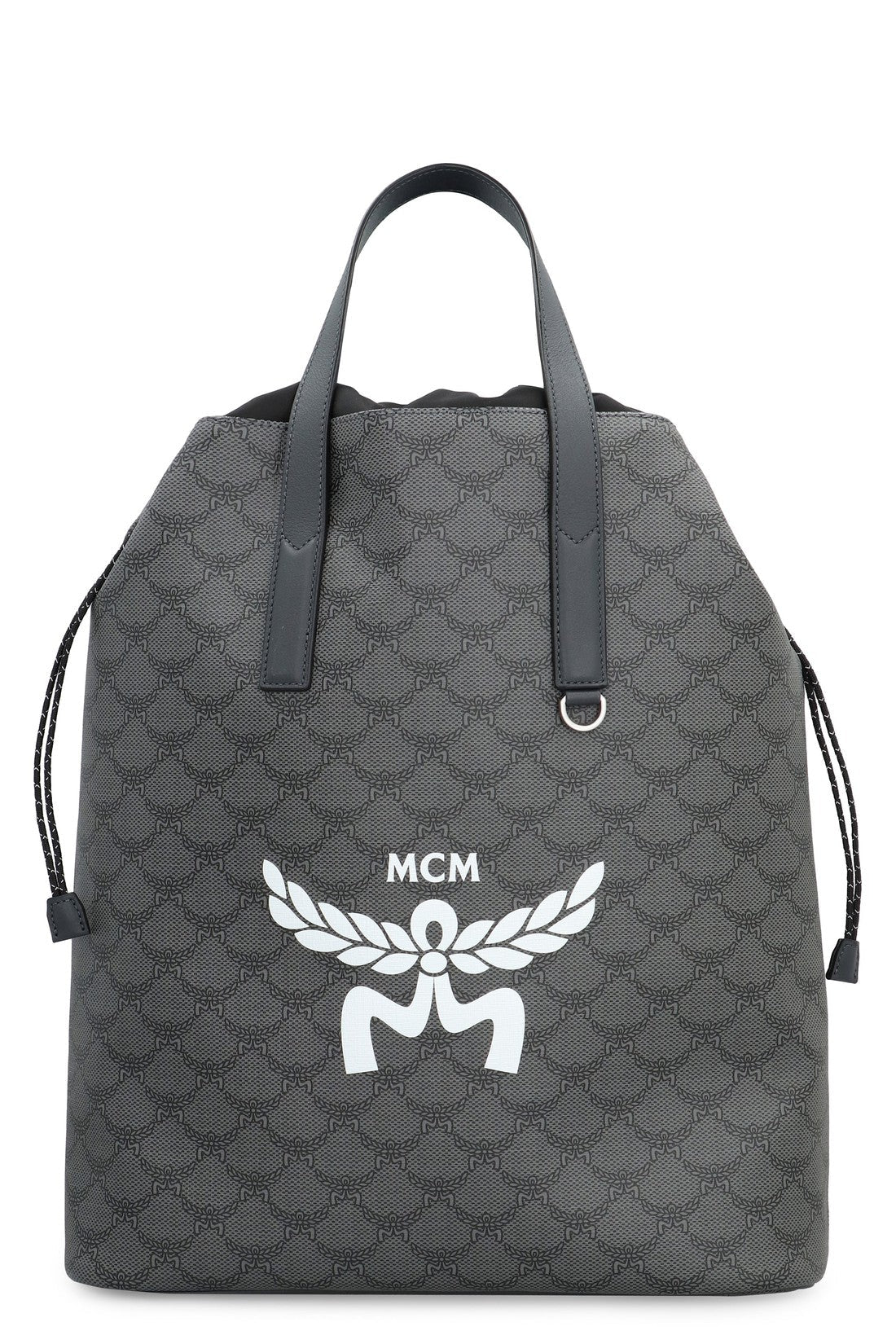 MCM-OUTLET-SALE-Himmel Faux leather backpack-ARCHIVIST