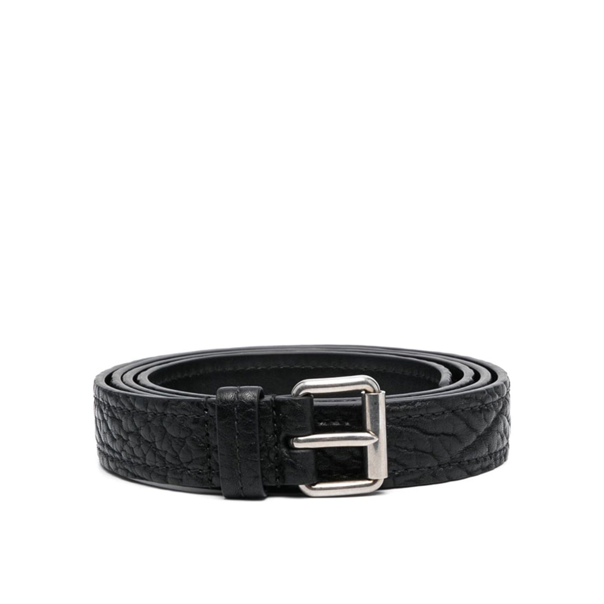 PRADA-Outlet-Sale-PRADA Leather Belt-MEN ACCESSORIES-BLACK-90-ARCHIVIST
