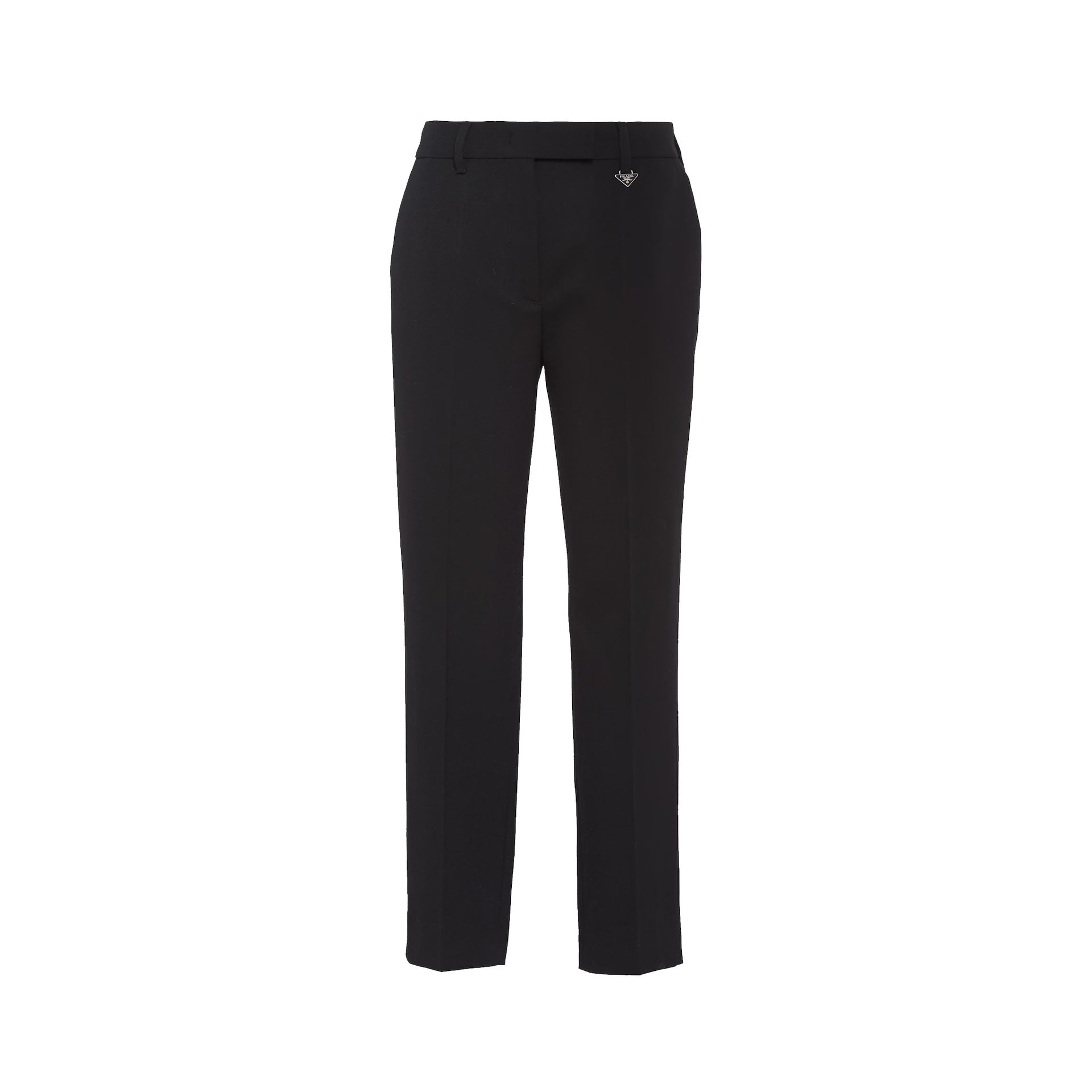 PRADA-Outlet-Sale-Prada Cropped Pants-WOMEN CLOTHING-BLACK-42-ARCHIVIST