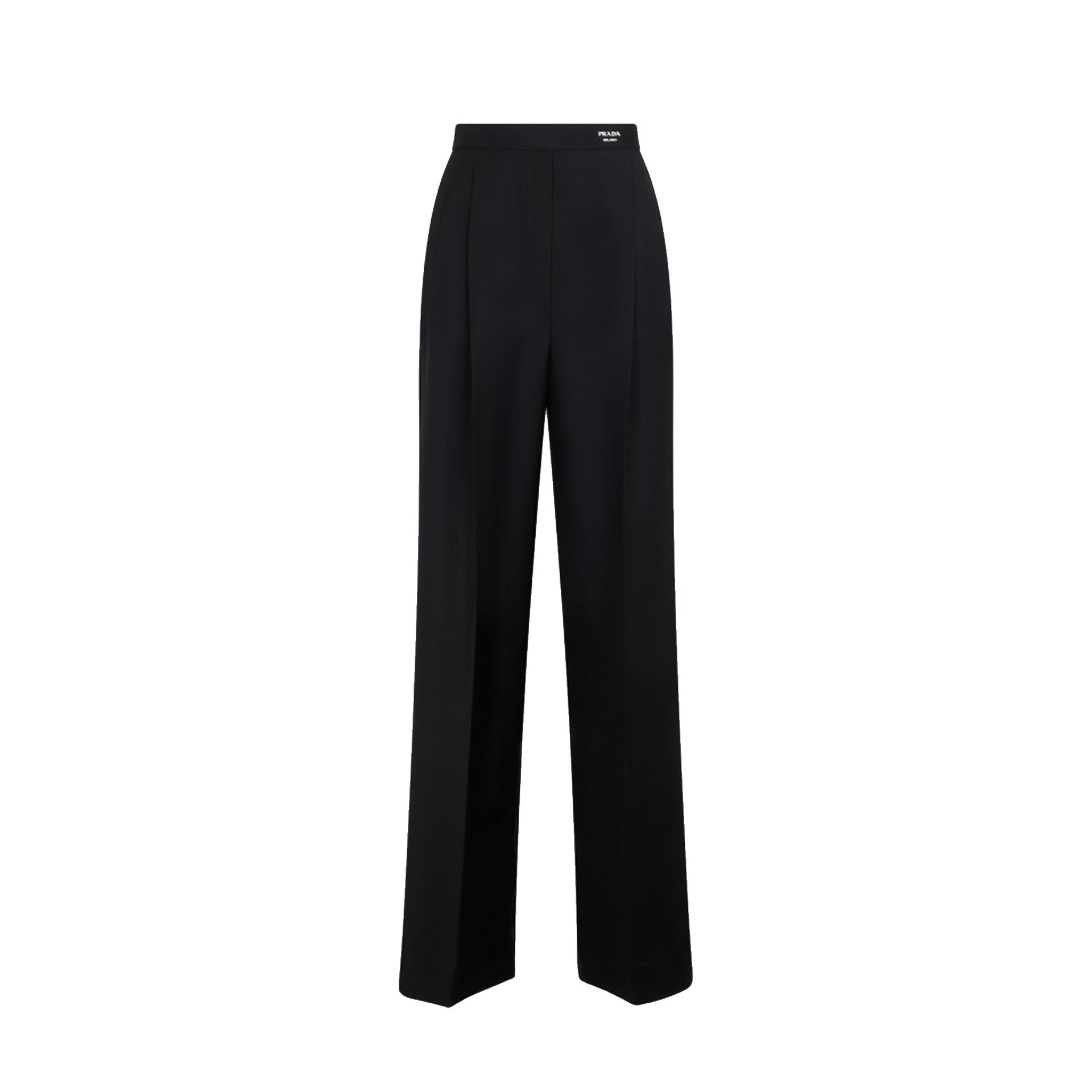 PRADA-Outlet-Sale-Prada Mohair and Wool Pants-WOMEN CLOTHING-BLACK-42-ARCHIVIST