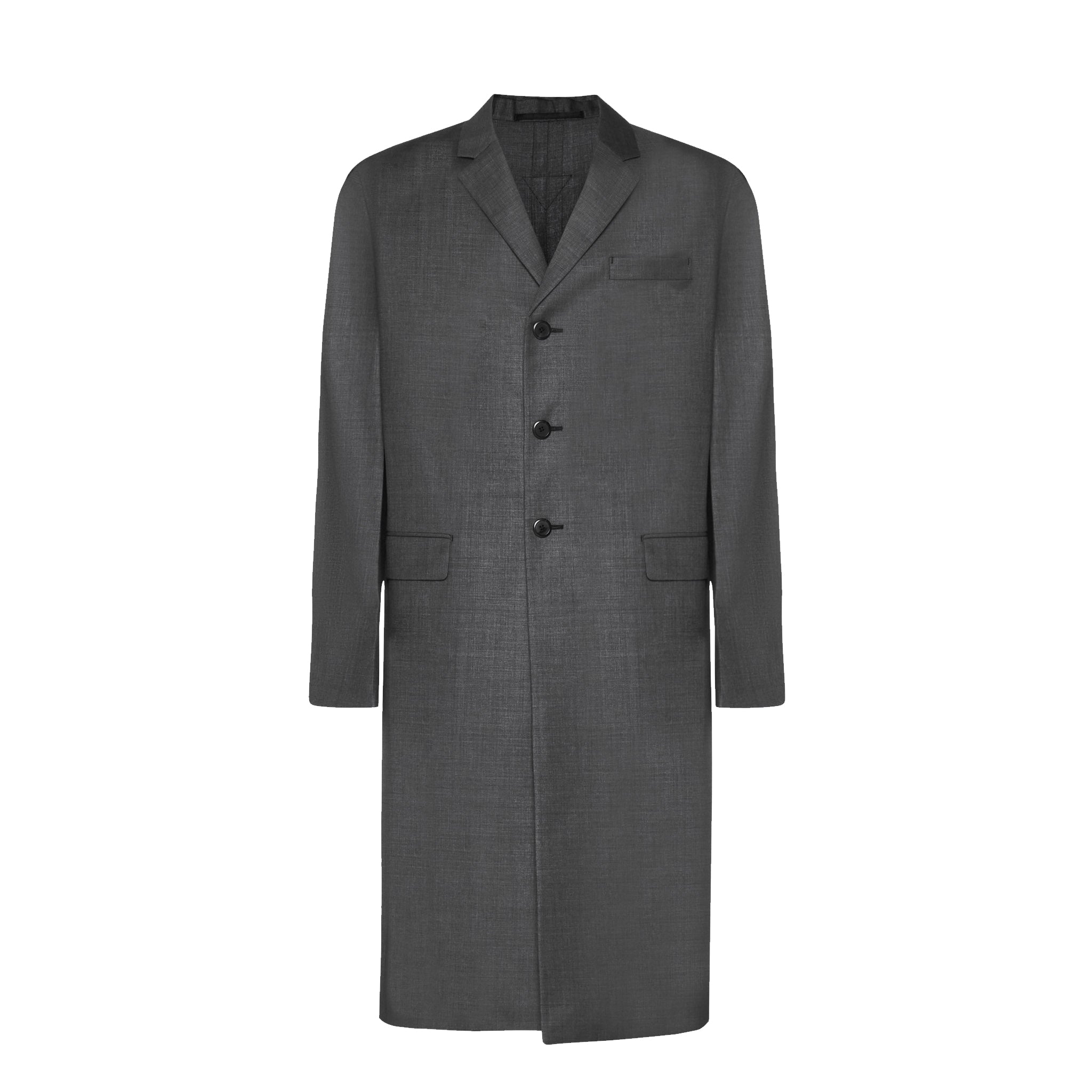 PRADA-Outlet-Sale-Prada Wool Coat-MEN CLOTHING-ARCHIVIST