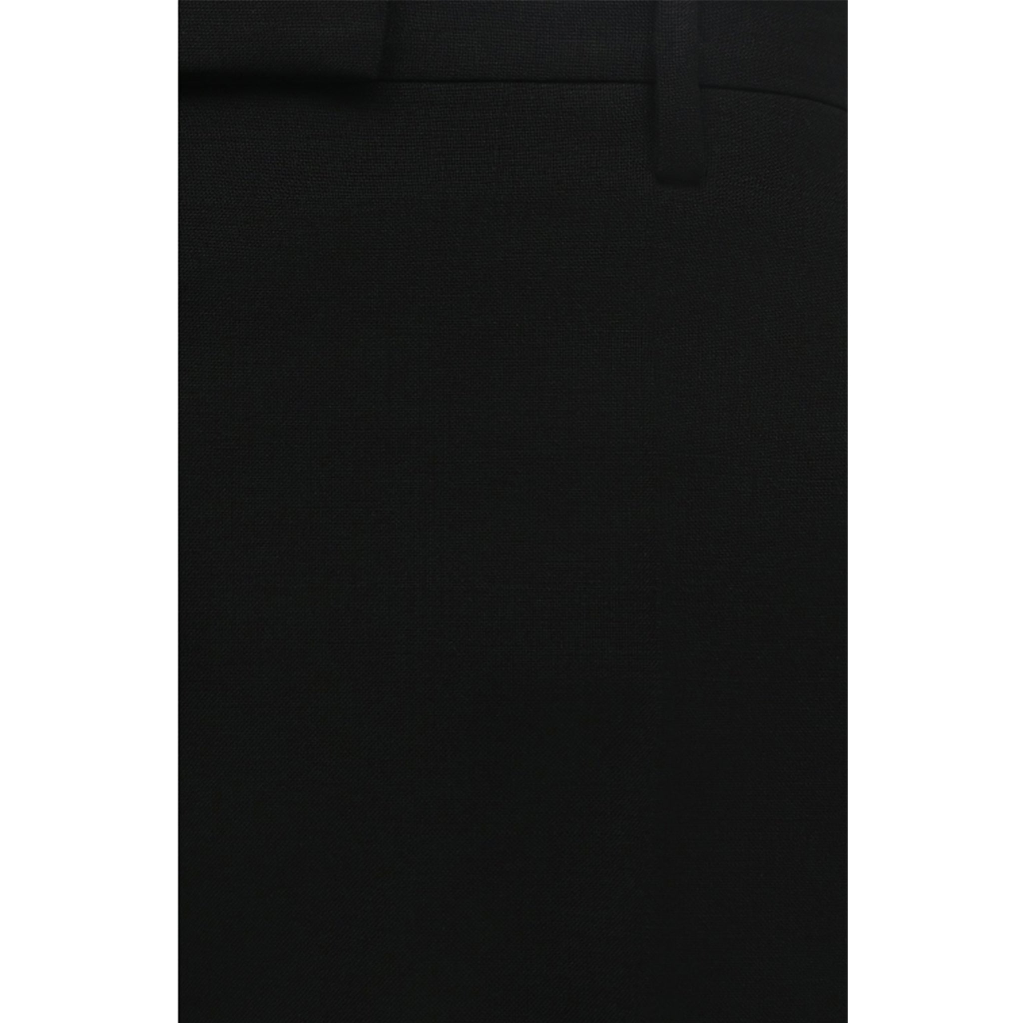 PRADA-Outlet-Sale-Prada Wool Pants-WOMEN CLOTHING-BLACK-42-ARCHIVIST