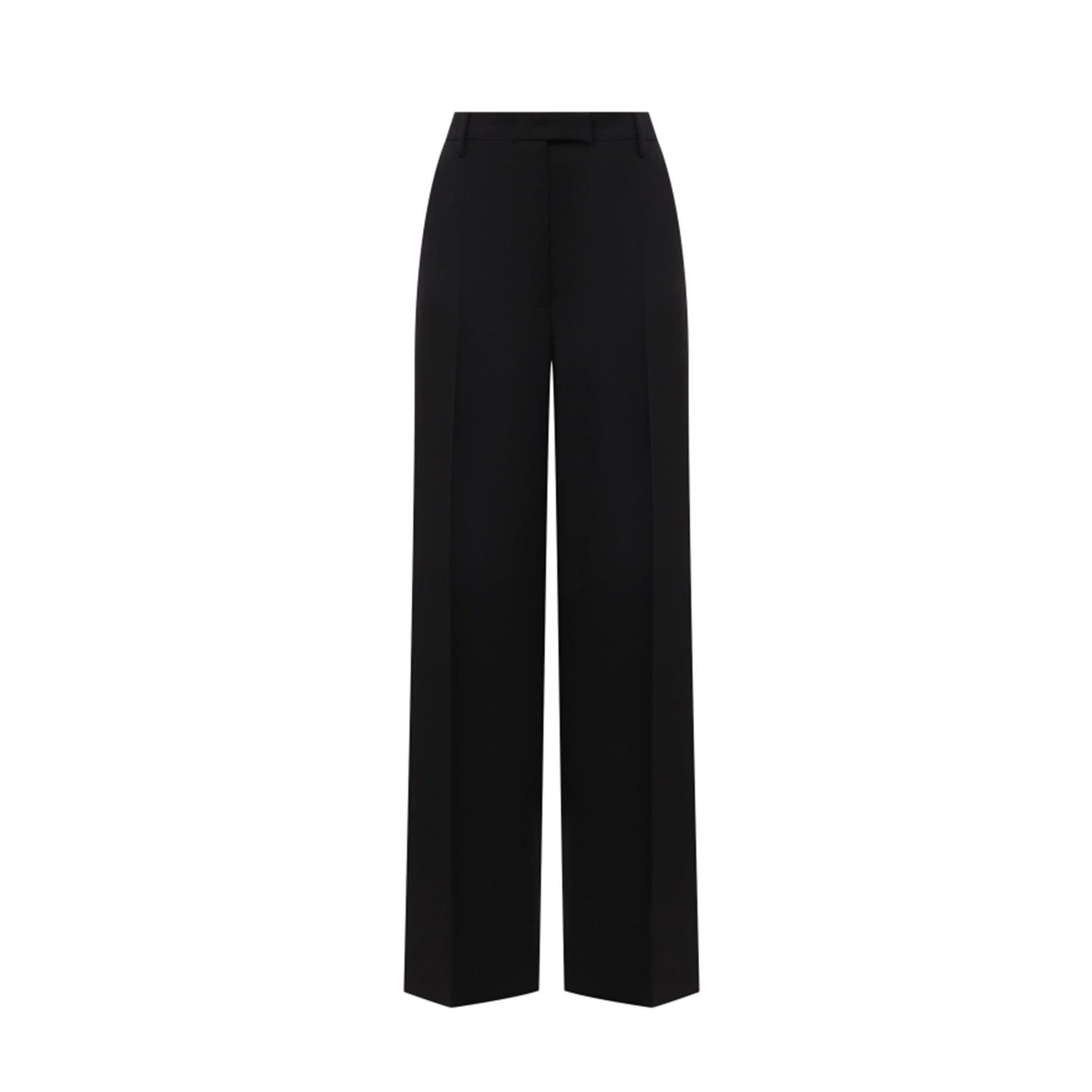 PRADA-Outlet-Sale-Prada Wool Pants-WOMEN CLOTHING-BLACK-42-ARCHIVIST