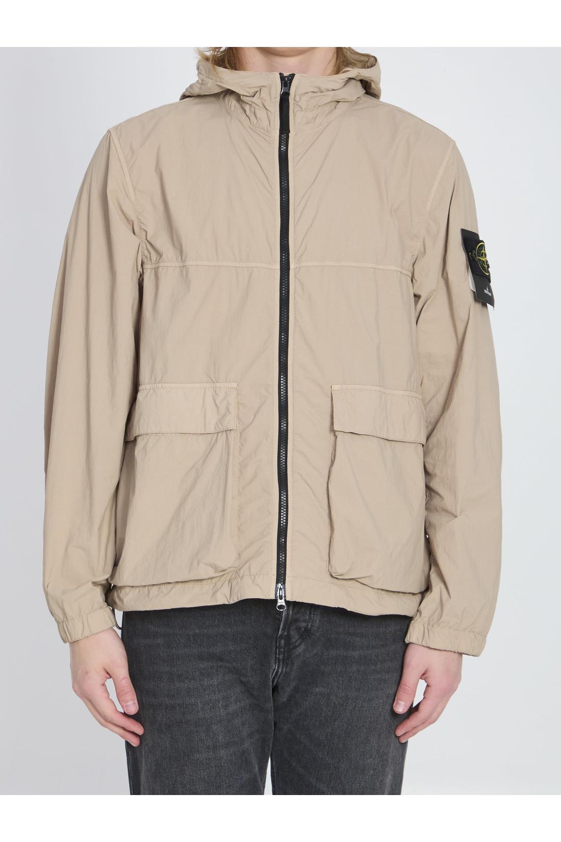 Stone Island OUTLET | Sanded nylon-TC jacket im SALE | ARCHIVIST