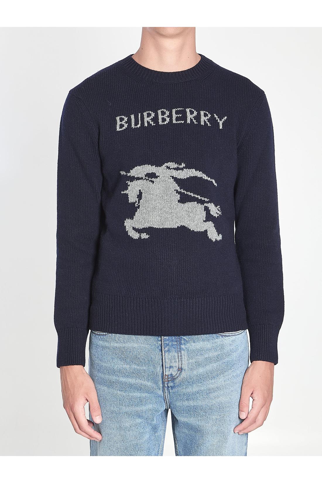 Burberry OUTLET | Wool and cashmere sweater in SALE | ARCHIVIST