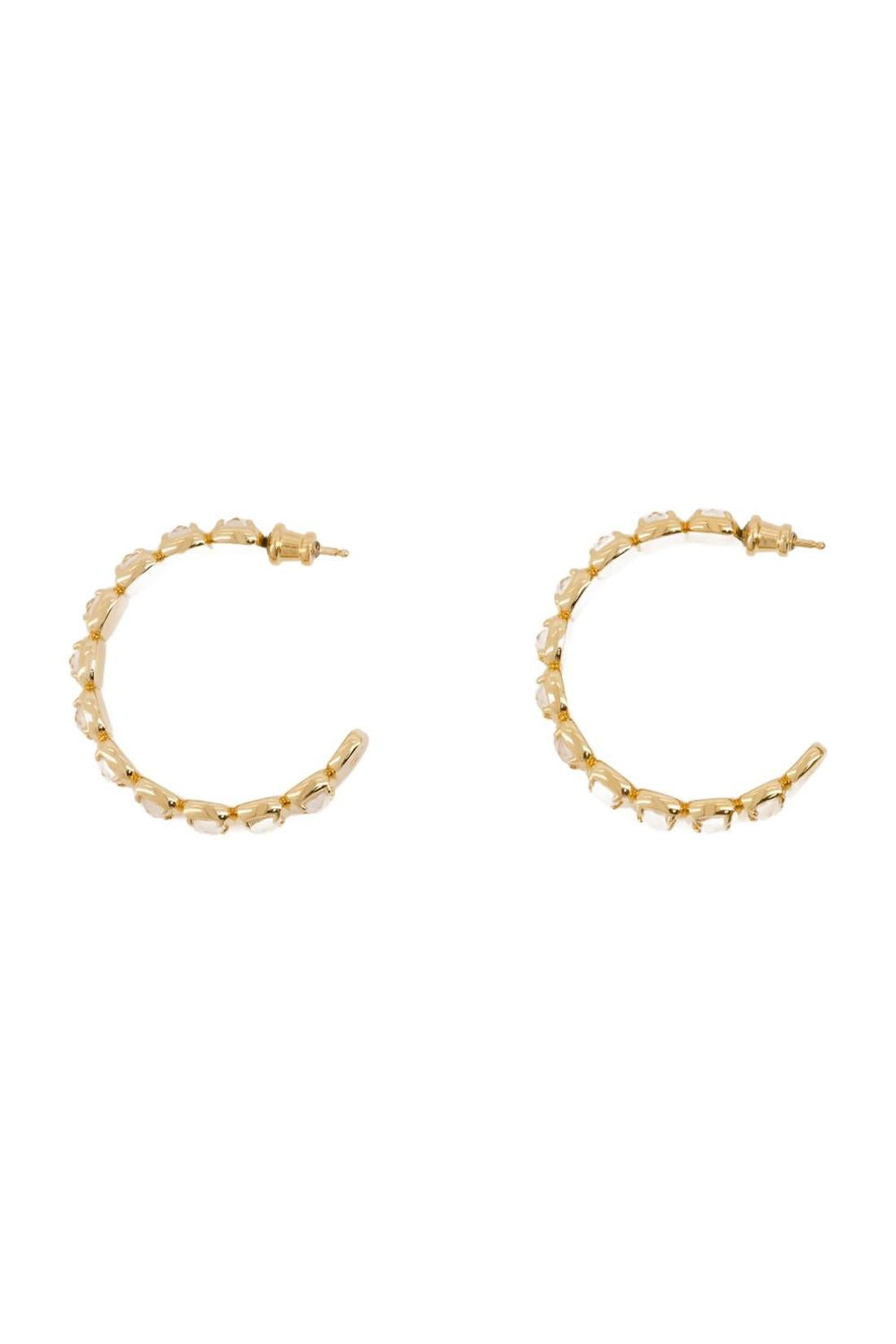 Medium Toy Earring - Ivi - Gold Crystal - Or