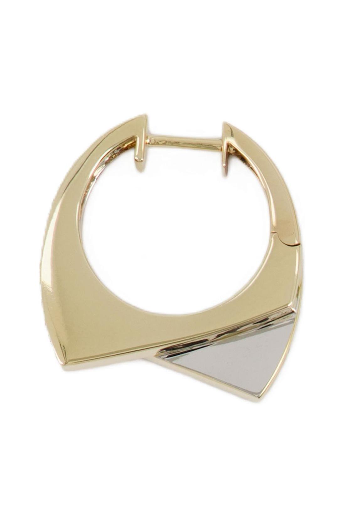 Handcuff Earring - Rainbow K - 9K Gold - Yellow