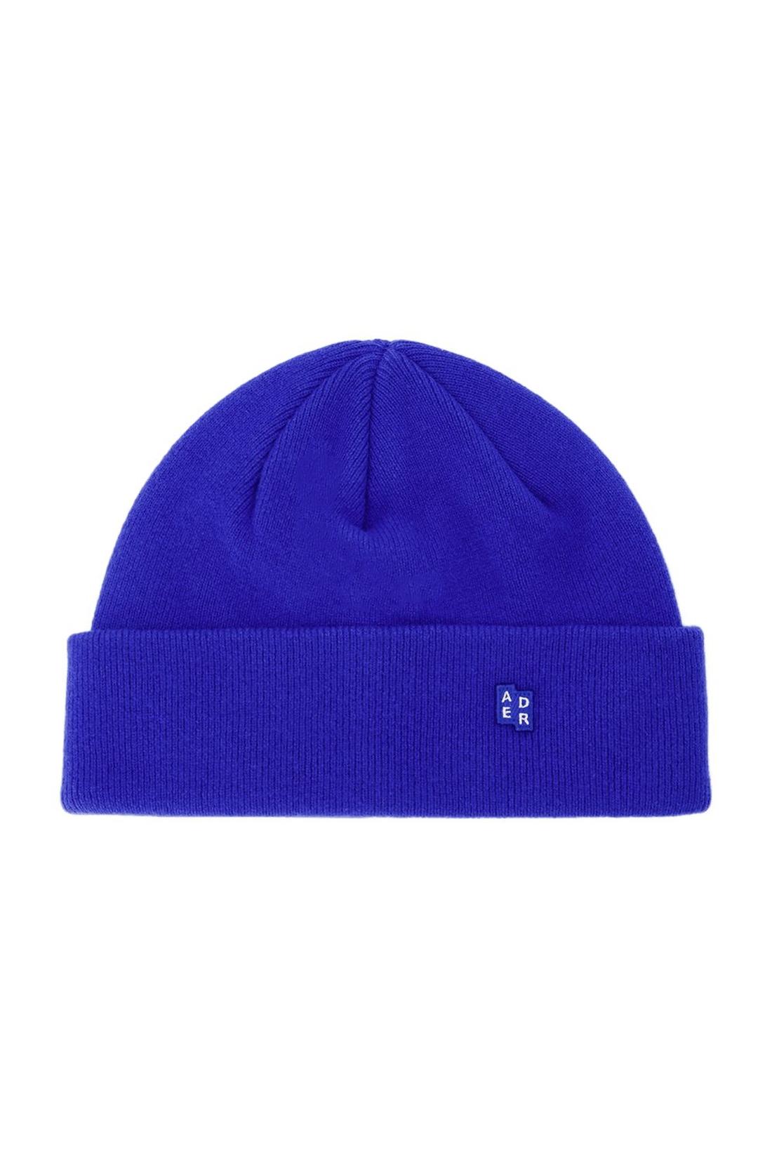 Mütze 02 - Ader Error - Wolle - Blau