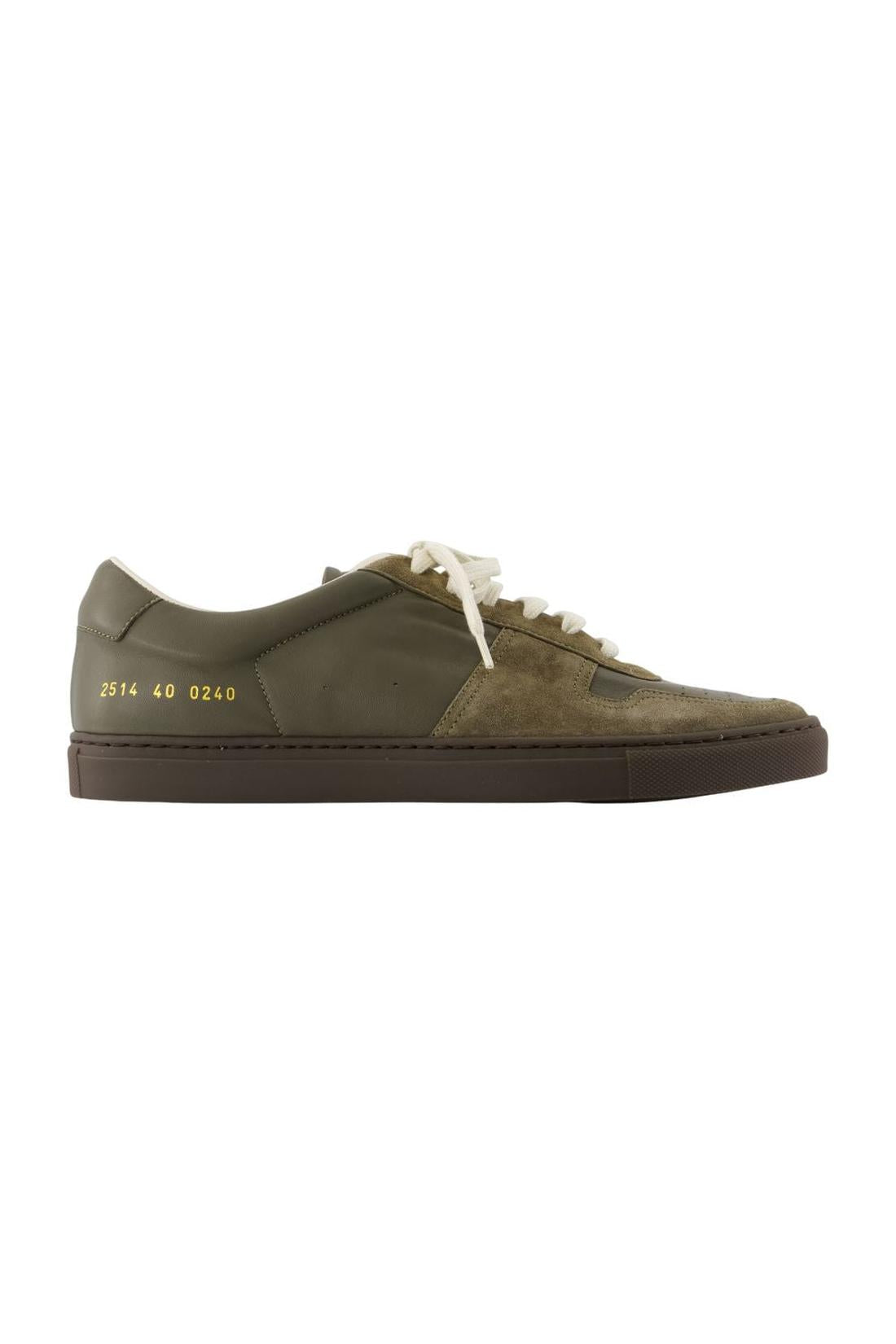 Common Projects-Sneakers Bball Slim Gum - COMMON PROJECTS - Leder - Grün-Sneaker-Black-Deal-Outlet-by-ARCHIVIST