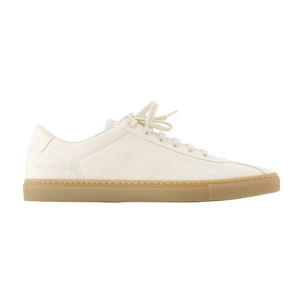 Sneakers Tennis - COMMON PROJECTS - Leinwand - Beige