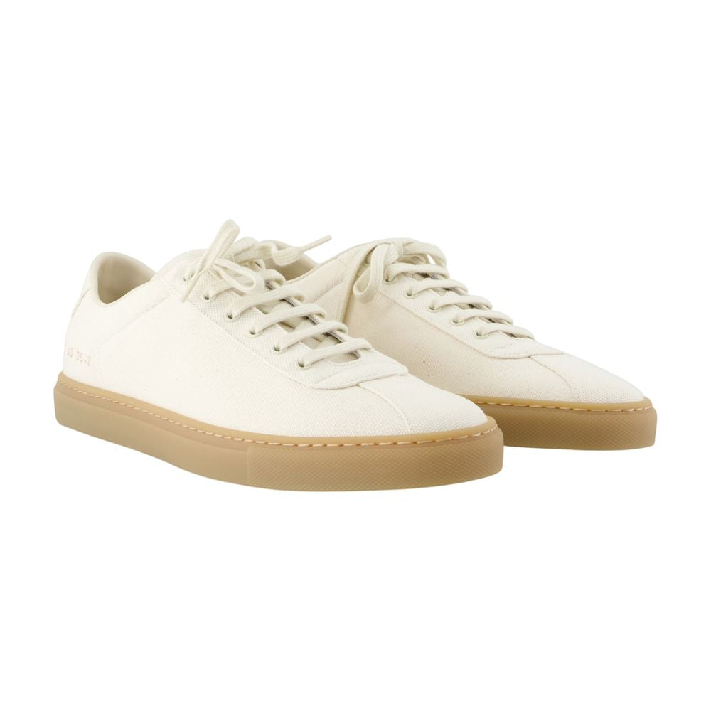 Sneakers Tennis - COMMON PROJECTS - Leinwand - Beige