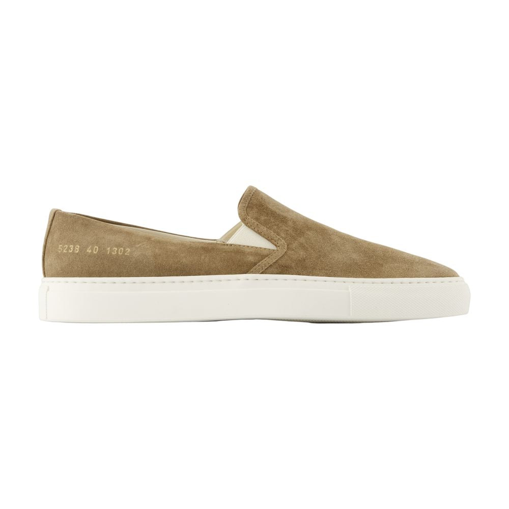 Sneakers Minimal Slip On - COMMON PROJECTS - Leder - Beige
