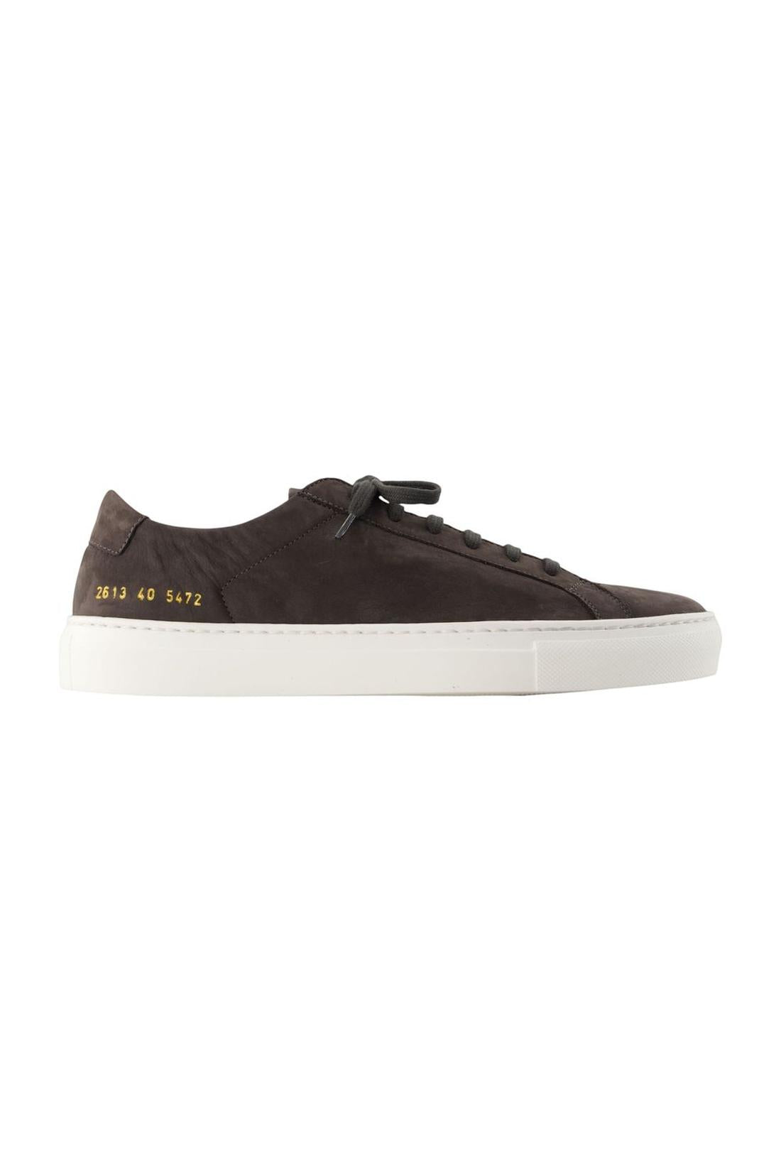 Sneaker Achilles Piuma – COMMON PROJECTS – Leder – Dunkelgrau