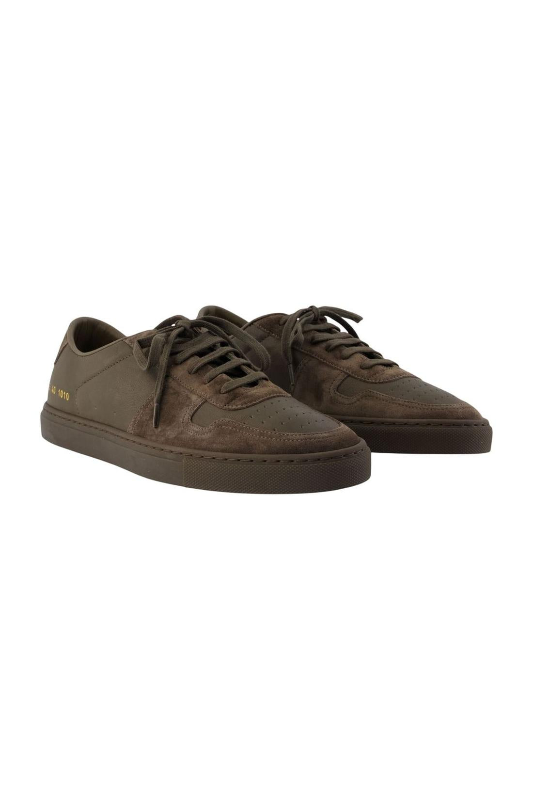 Sneakers Bball Duo – COMMON PROJECTS – Leder – Khaki