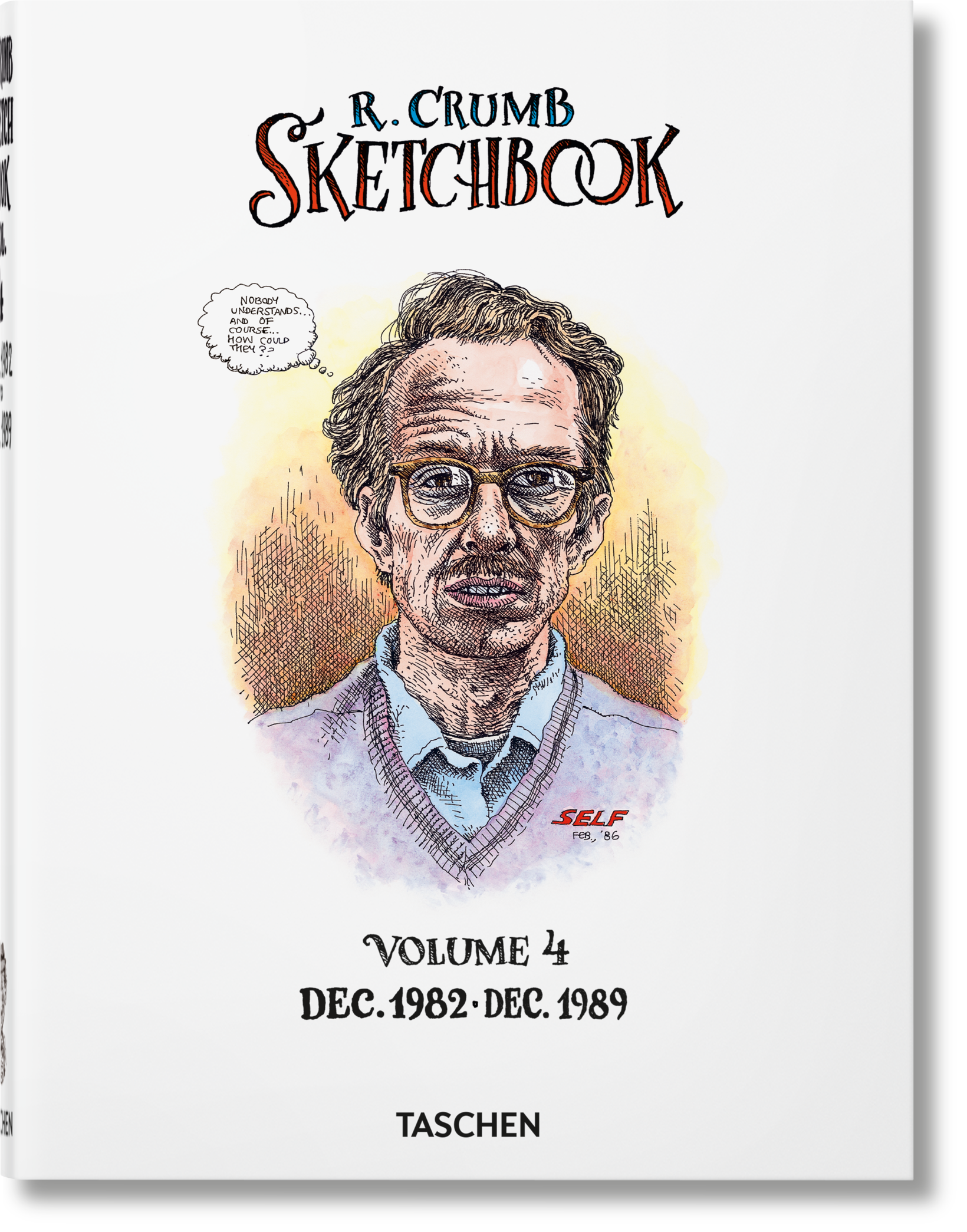 Taschen-Robert Crumb. Sketchbook Vol. 4. 1982–1989 (English)-Sexy Books-Black-Deal-Outlet-by-ARCHIVIST