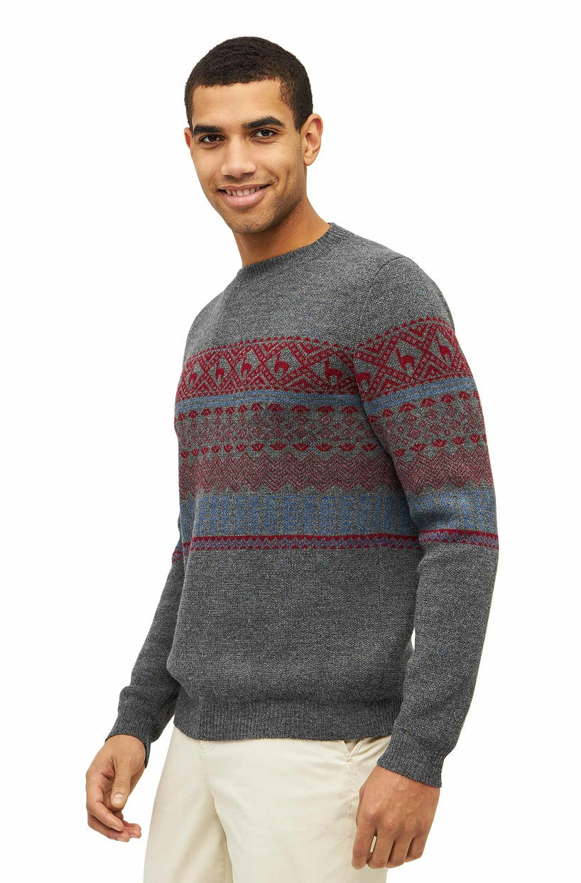 Verdancia-Apu Kuntur - Alpaka Pullover Herren NEVADA – Norweger-Stil aus Baby Alpaka-Pullover-Black-Deal-Outlet-by-ARCHIVIST