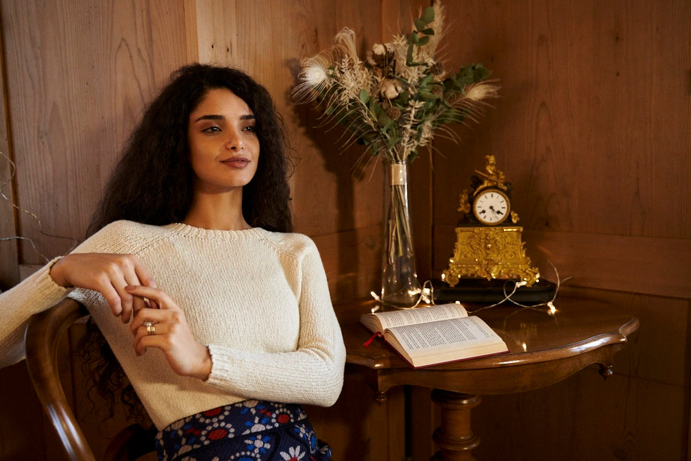 Verdancia-Apu Kuntur - Alpaka Rundhals Pullover ELLA – Baby Alpaka & Bio-Pima Baumwolle-Pullover-Black-Deal-Outlet-by-ARCHIVIST