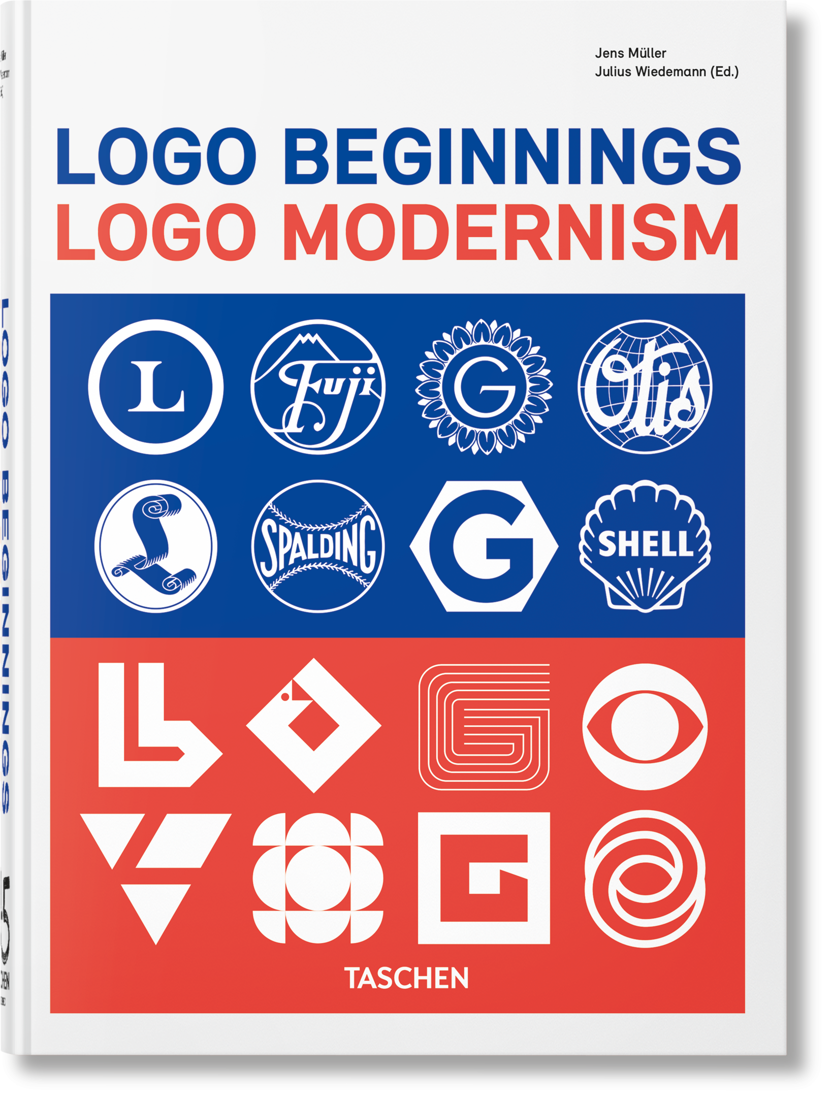 Taschen-Logo Beginnings. Logo Modernism. 45th Ed. (German, French, English)-Graphic Design-Black-Deal-Outlet-by-ARCHIVIST