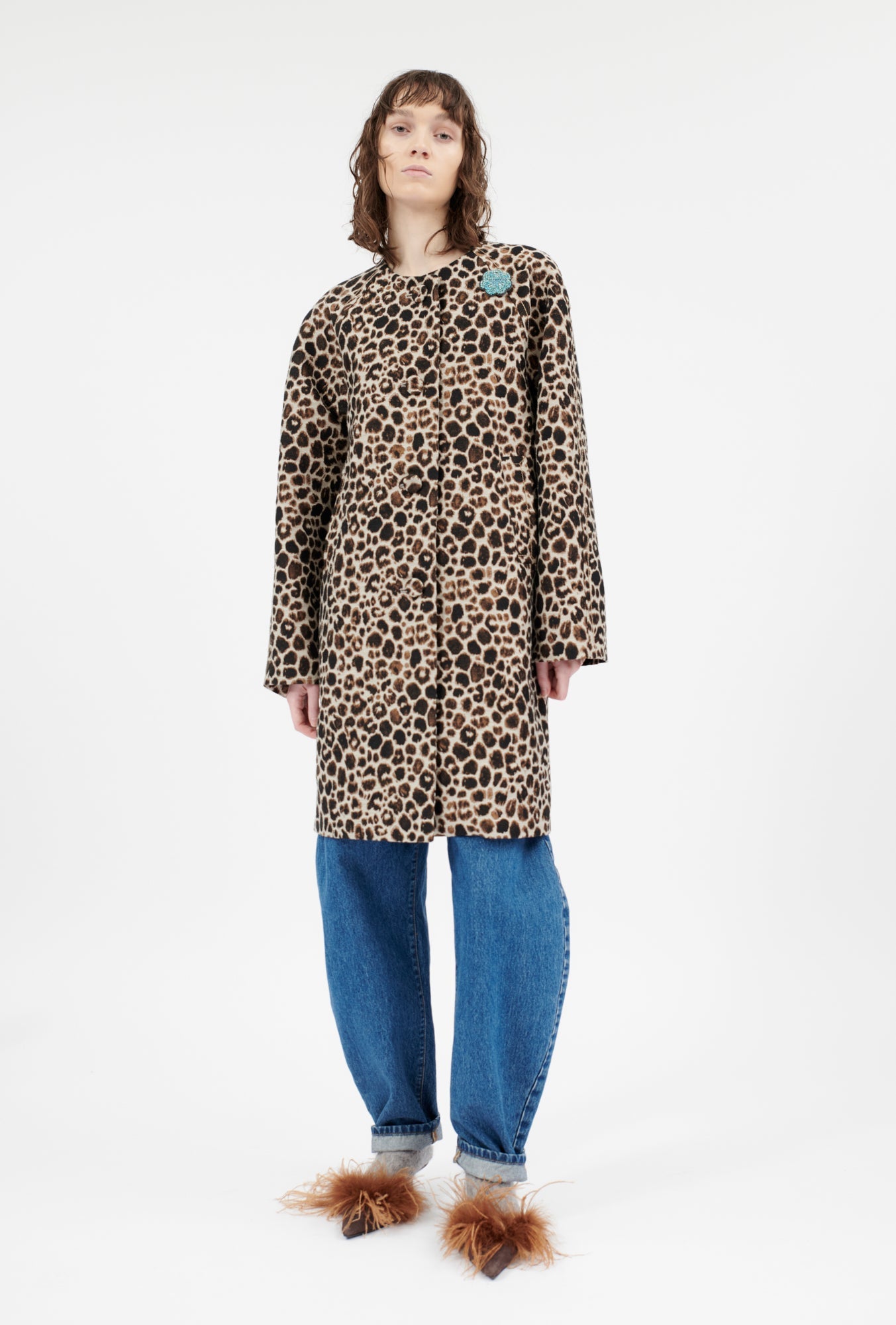 Snow Leopard Mantel, Myrrh-Jacken & Mäntel-Odeeh-OUTLET-ARCHIVIST-ARCHIVE-SALE