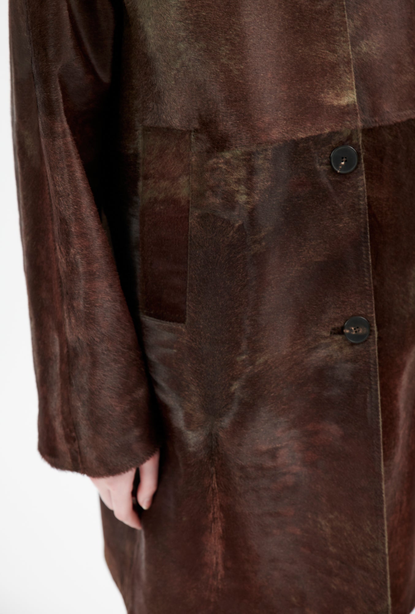 Cavallino Irregular Dyed Jacke, Tundra