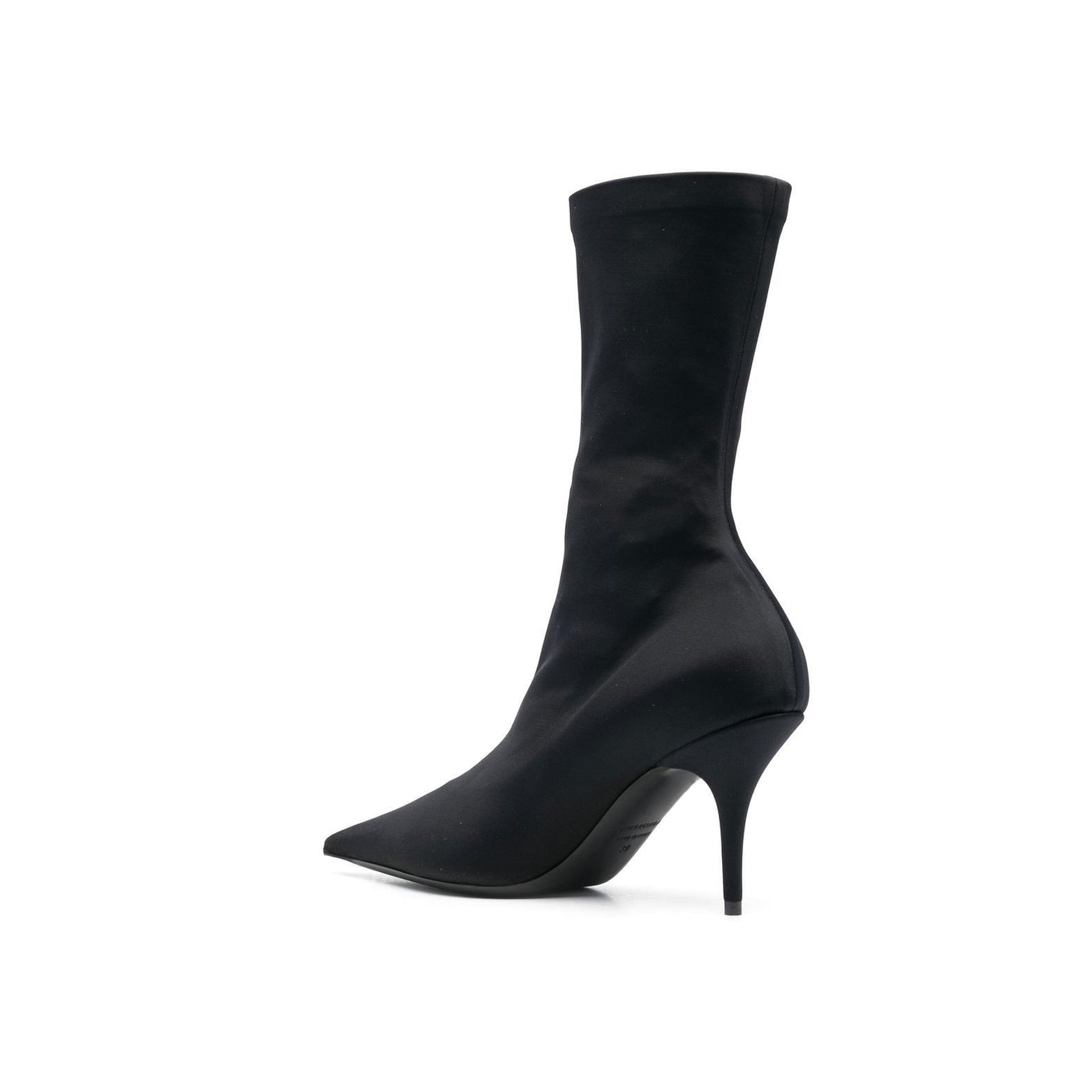 Balenciaga-Balenciaga 'Knife' Heeled Ankle Boots-WOMEN SHOES-Black-Deal-Outlet-by-ARCHIVIST