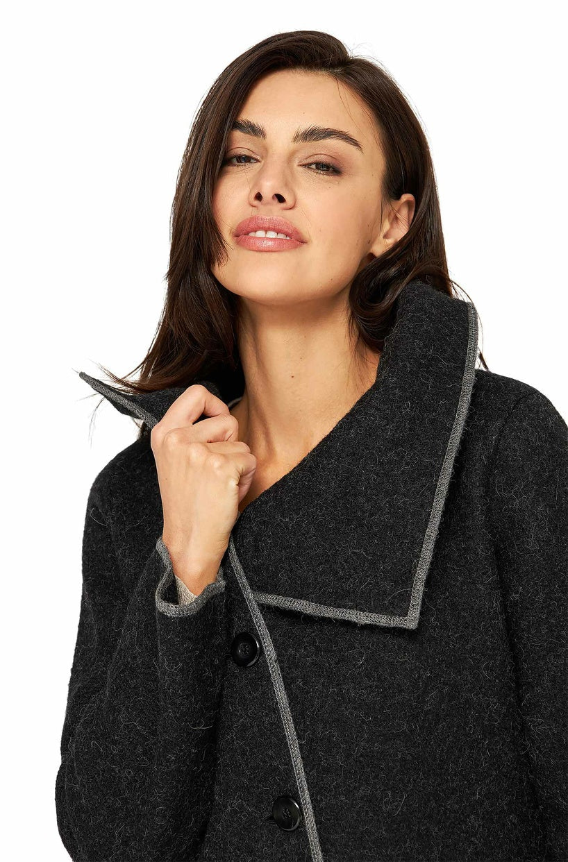 Verdancia-Apu Kuntur - Alpaka Mantel ASI – Damen Wollmantel aus Alpaka & Wolle-Mantel-Black-Deal-Outlet-by-ARCHIVIST