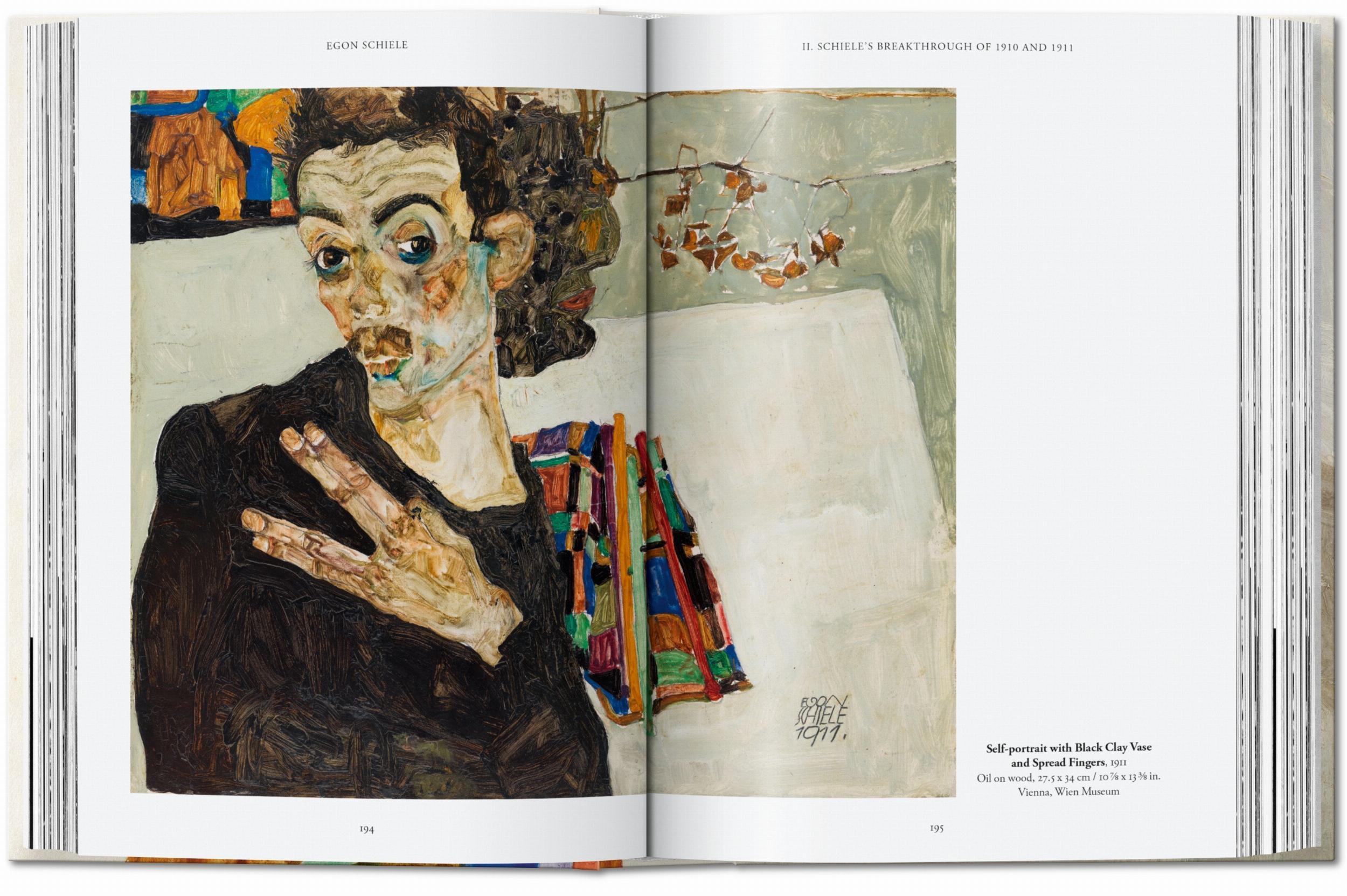 Taschen-Egon Schiele. Las pinturas. 40th Ed. (Spanish)-Art-Black-Deal-Outlet-by-ARCHIVIST