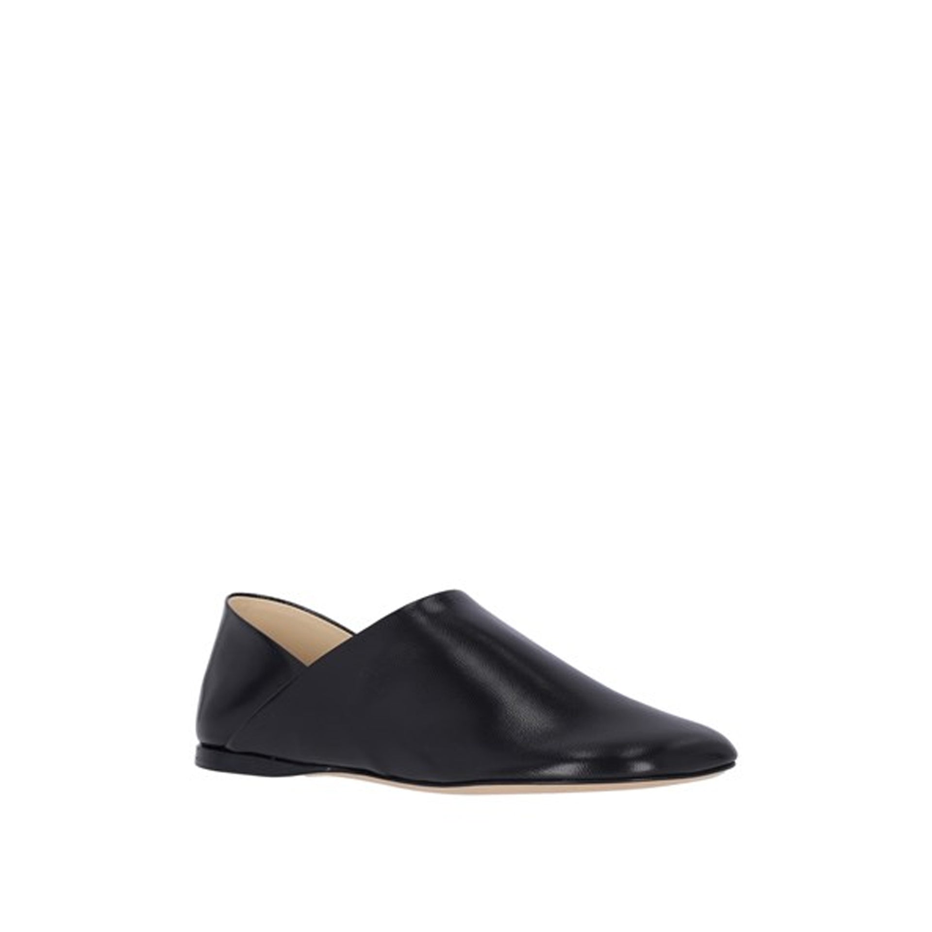 Loewe-Loewe 'Slipper Toy' Leather Loafers-WOMEN SHOES-Black-Deal-Outlet-by-ARCHIVIST