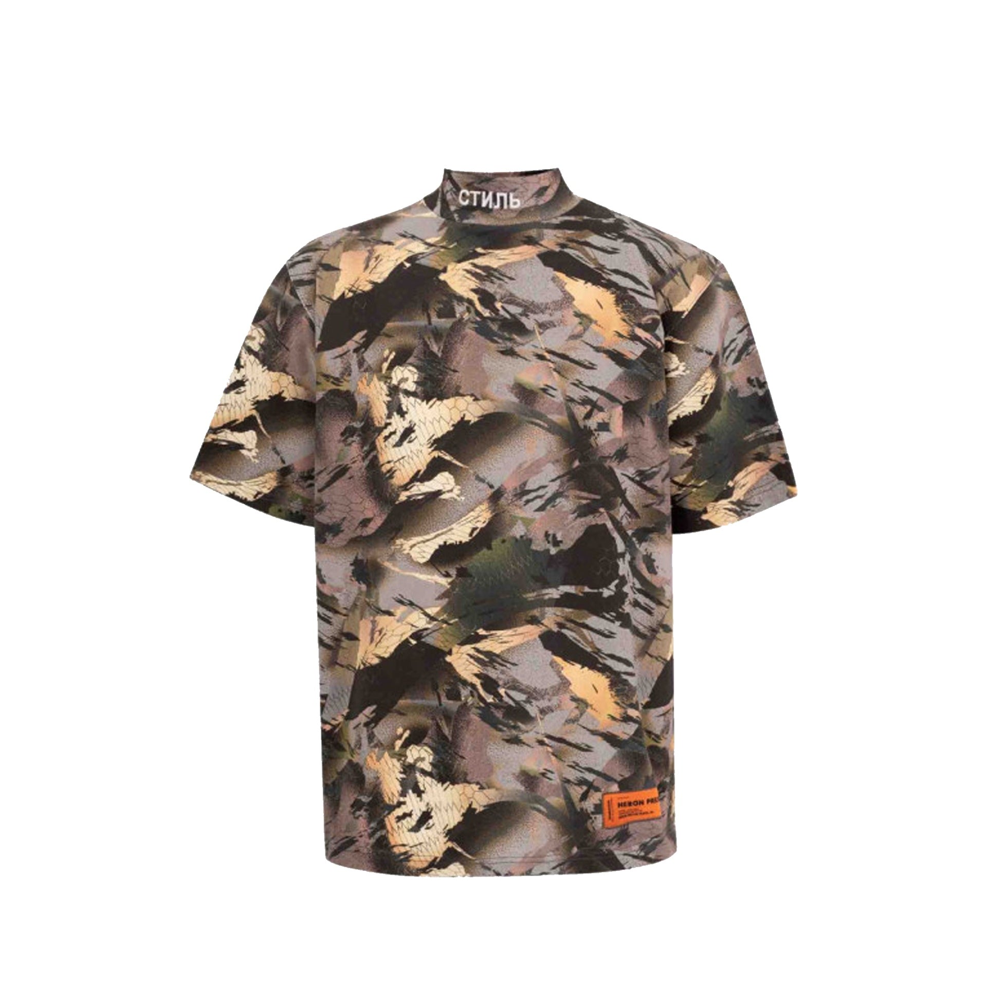 Heron Preston-Heron Preston Camouflage Print T-shirt-MEN CLOTHING-Black-Deal-Outlet-by-ARCHIVIST