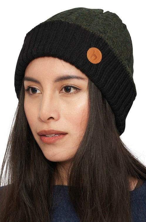 Verdancia-Apu Kuntur - Alpaka Wendemütze - Suave – 100 % Baby‑Alpaka-Mütze-Black-Deal-Outlet-by-ARCHIVIST