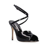 Manolo Blahnik-Manolo Blahnik Hourani 105 Sandals-WOMEN SHOES-Black-Deal-Outlet-by-ARCHIVIST