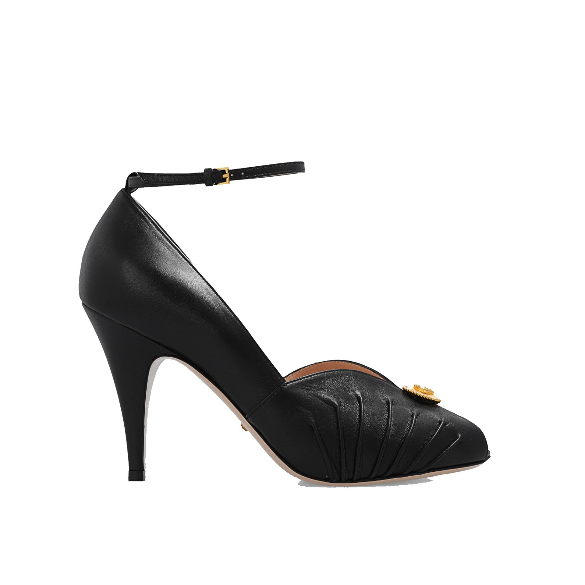 Gucci-Gucci Leather Pumps-WOMEN SHOES-Black-Deal-Outlet-by-ARCHIVIST
