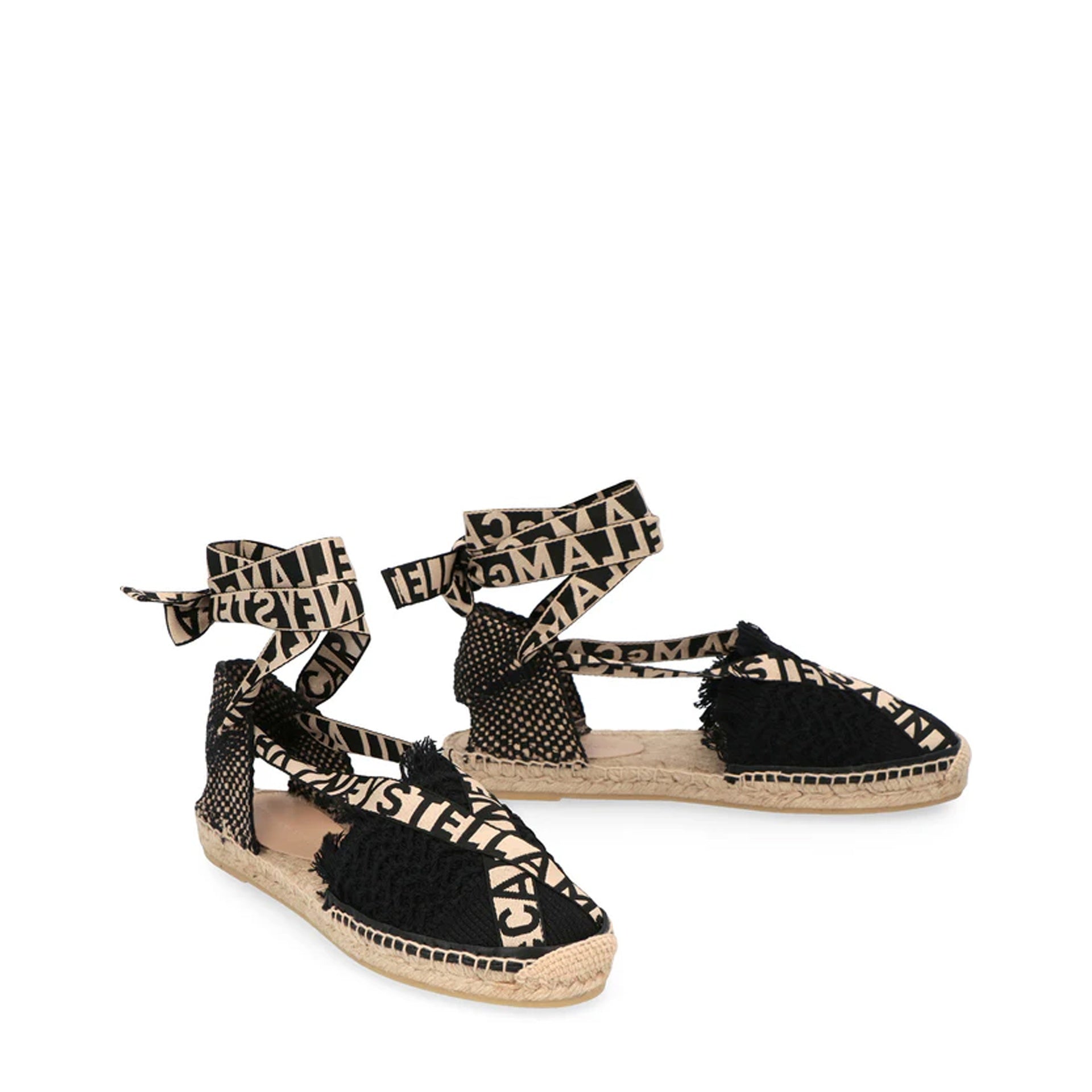 Stella Mccartney-Stella McCartney Gaia Canvas Espadrilles-WOMEN SHOES-Black-Deal-Outlet-by-ARCHIVIST