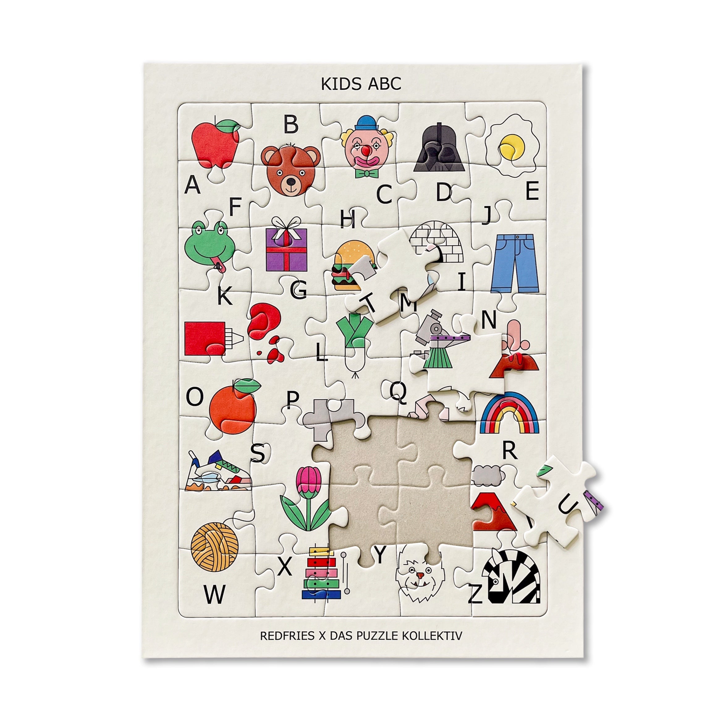 Das Puzzle Kollektiv-"KIDS ABC" 40-40 Teile-Black-Deal-Outlet-by-ARCHIVIST