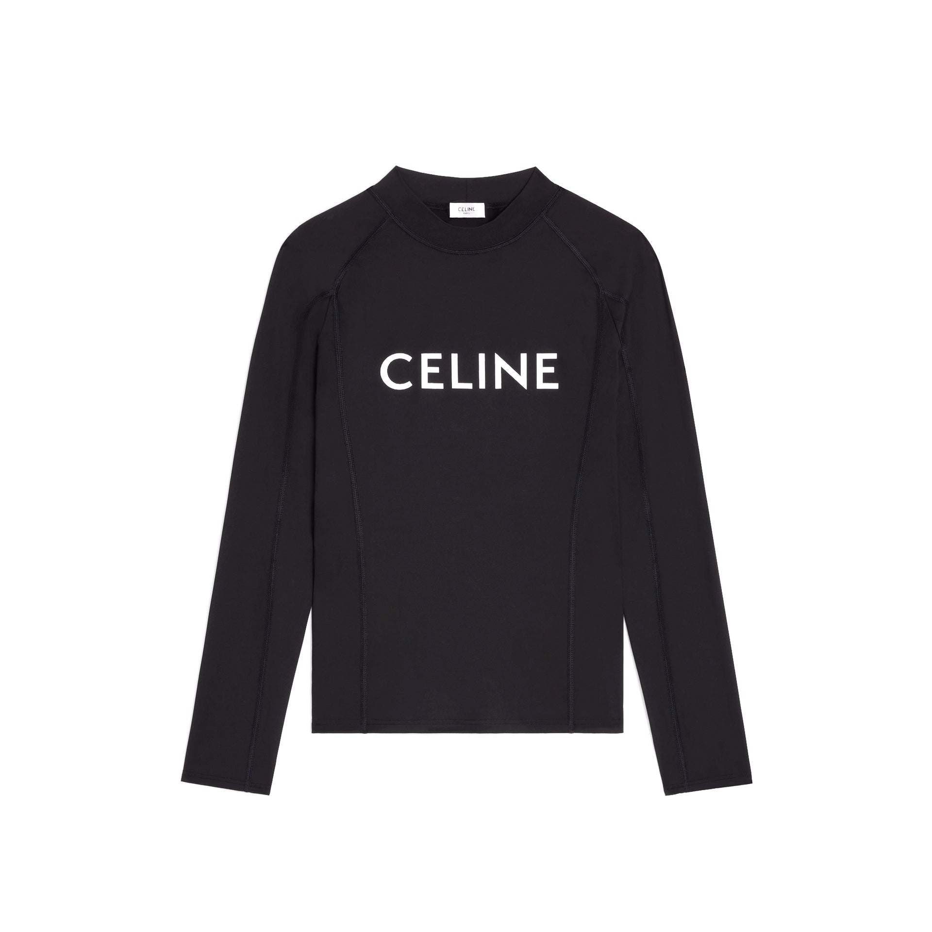 Celine Surf Logo Stretch-Jersey T-Shirt