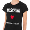 Moschino Couture-Moschino Couture In Love We Trust Mini Dress-WOMEN CLOTHING-Black-Deal-Outlet-by-ARCHIVIST