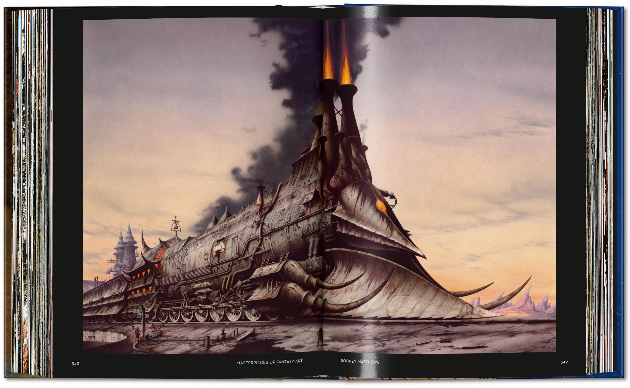 Taschen-Masterpieces of Fantasy Art. 45th Ed. (German, French, English)-Art-Black-Deal-Outlet-by-ARCHIVIST