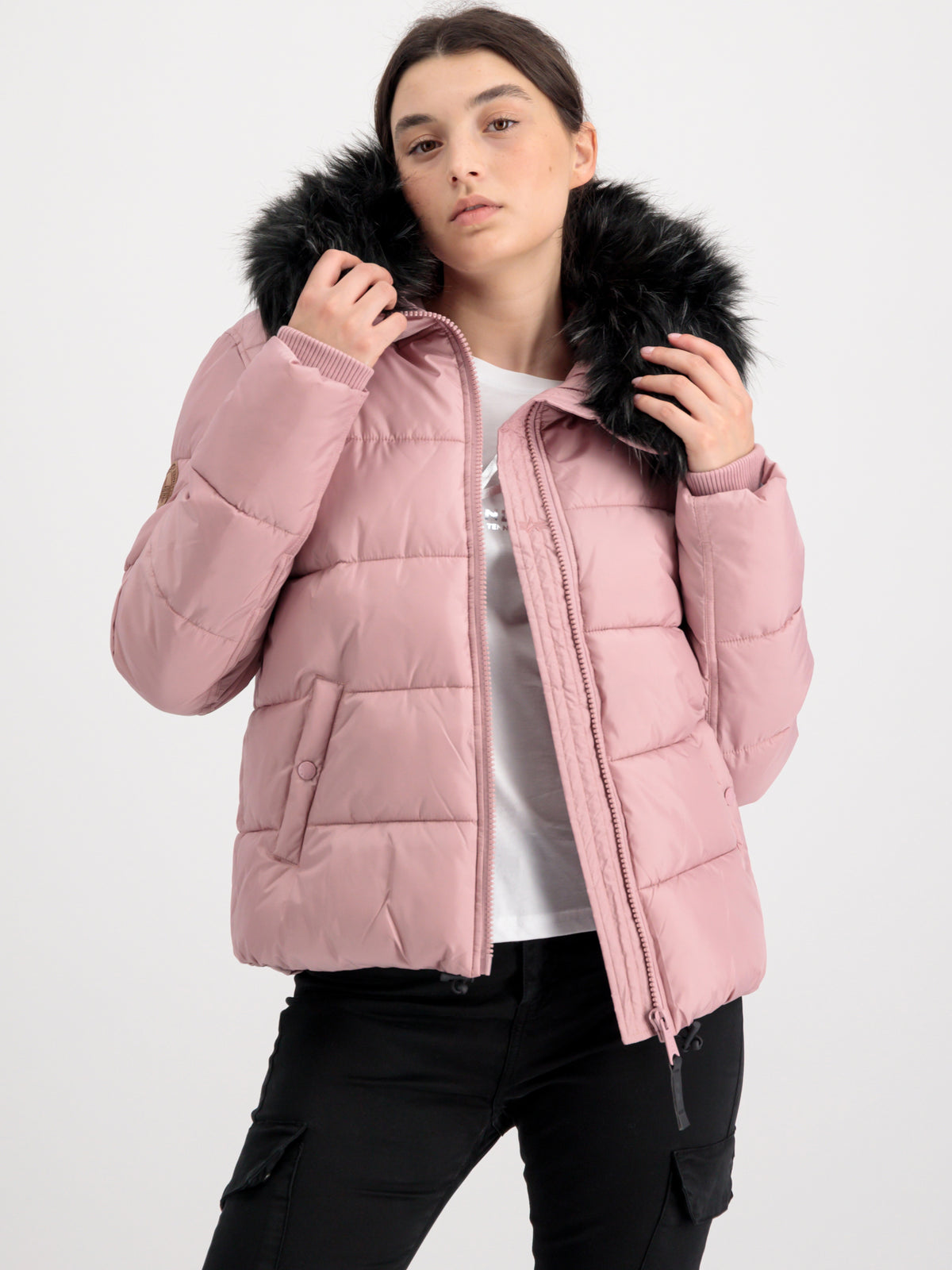 Hooded Puffer Alpha Winter Jacket Women