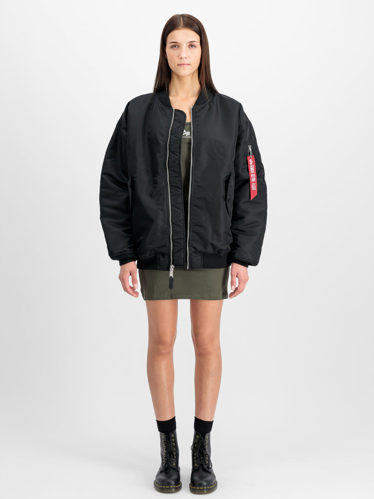 MA-1 Core Loose Bomber Jacket Women