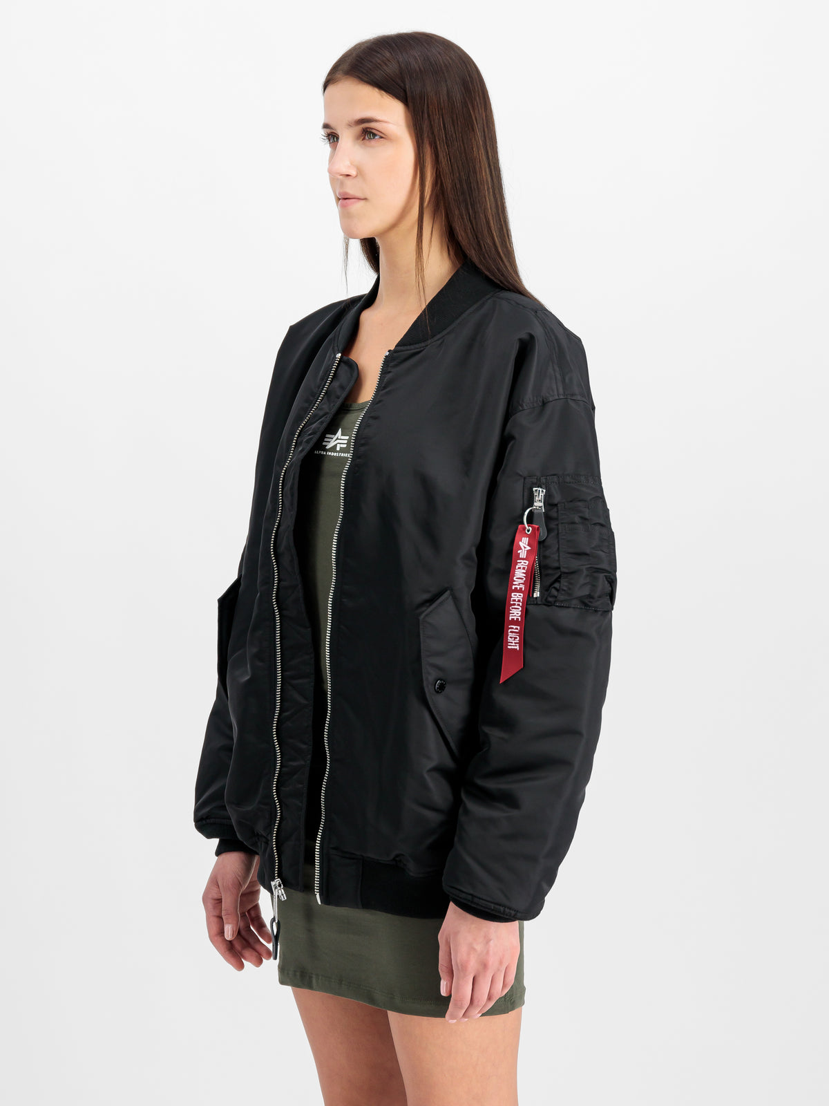 MA-1 Core Loose Bomber Jacket Women