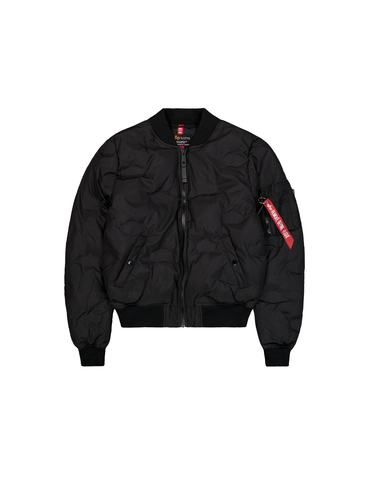 MA-1 Embroidery Logo Puffer Bomber Jacket