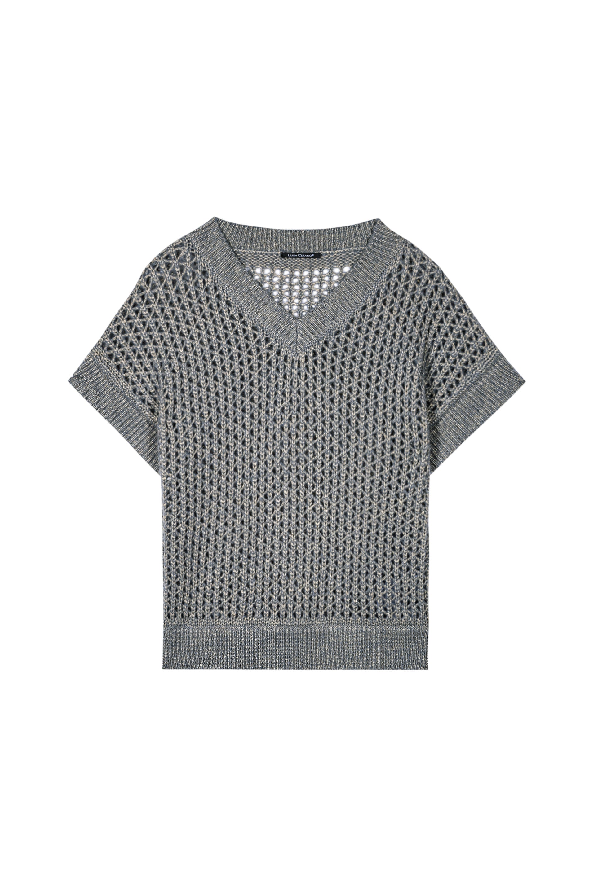 Openwork sweater